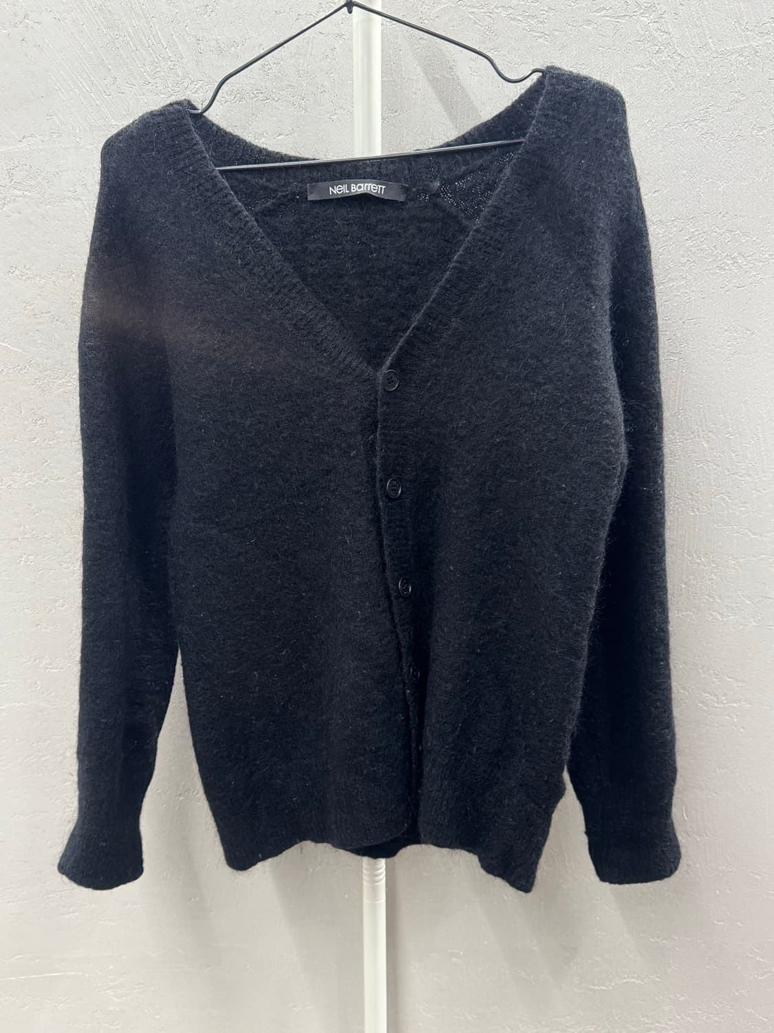닐바렛 블랙 브이넥 가디건 M 상품이미지2