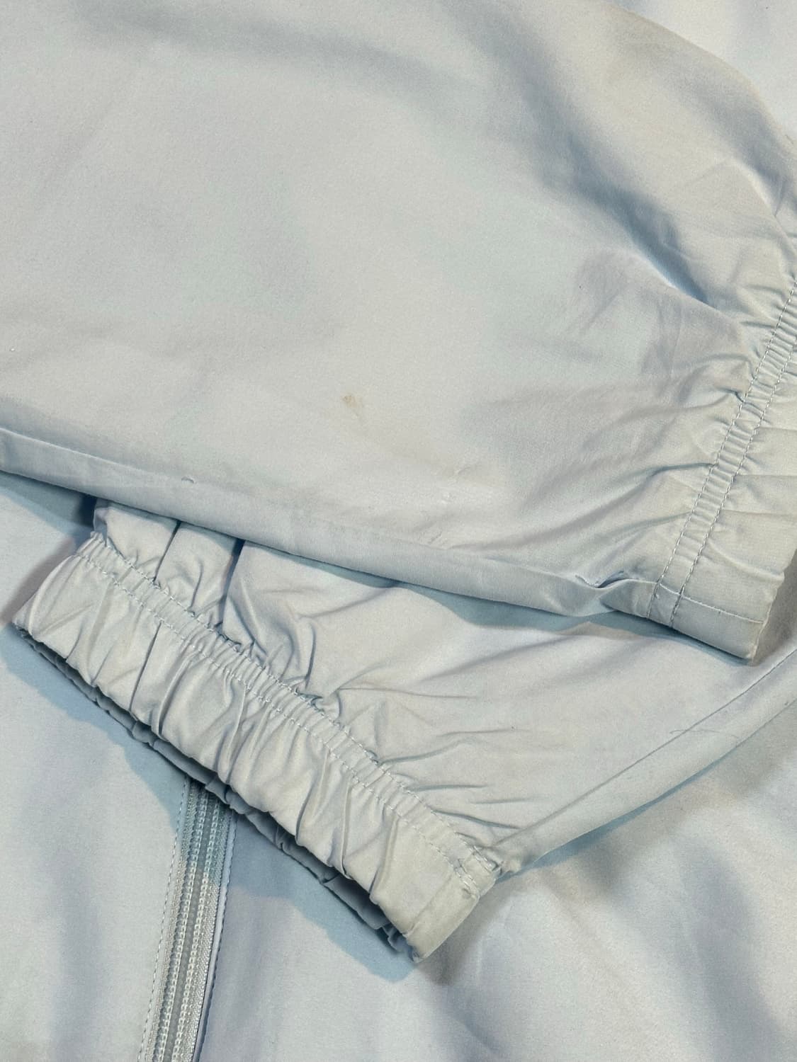 00's 나이키 올드스쿨 스우시 배색 바람막이 자켓 스카이블루 상품이미지4