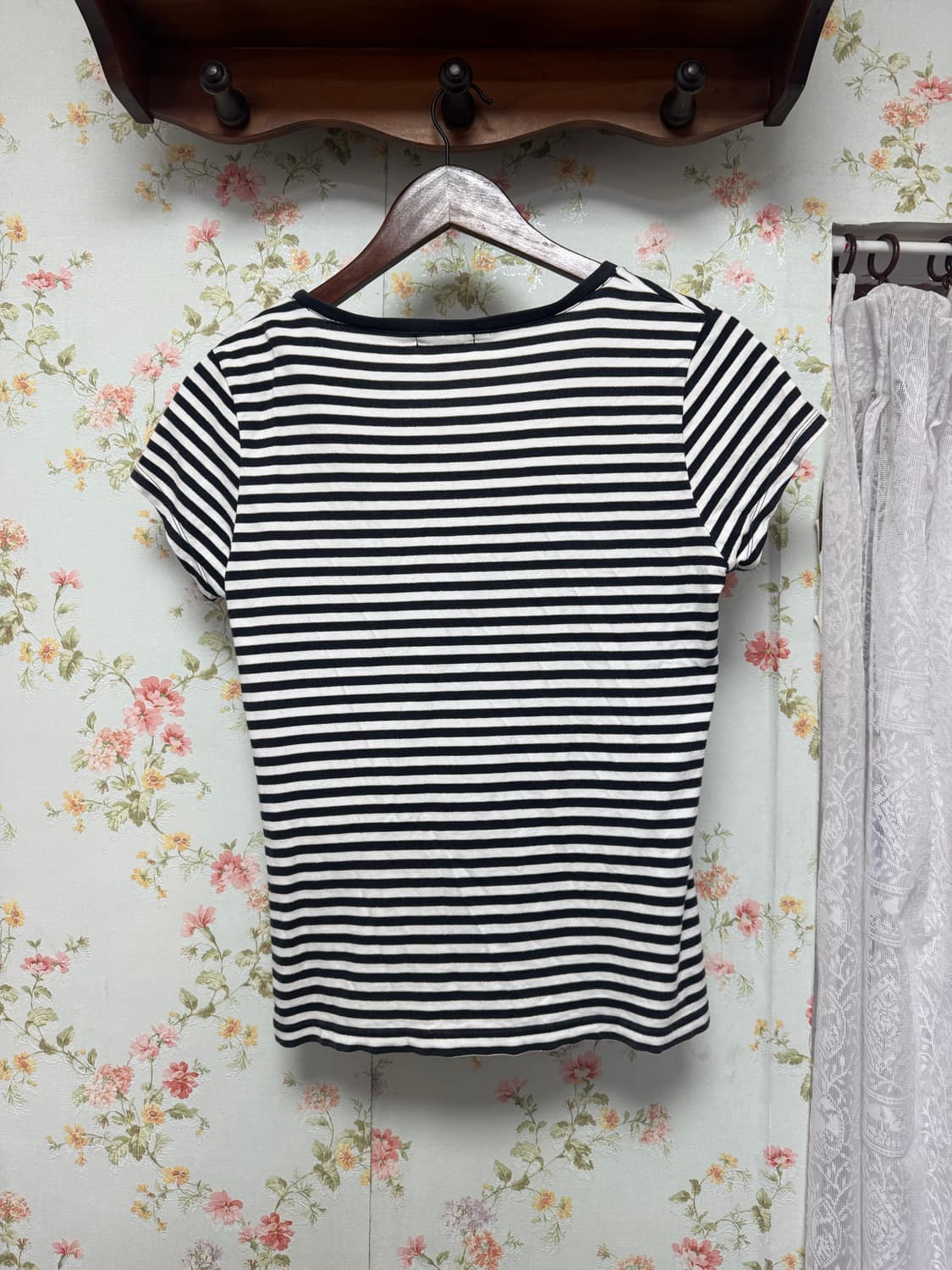 스트라이프 레이어드 반팔티셔츠 상품이미지2