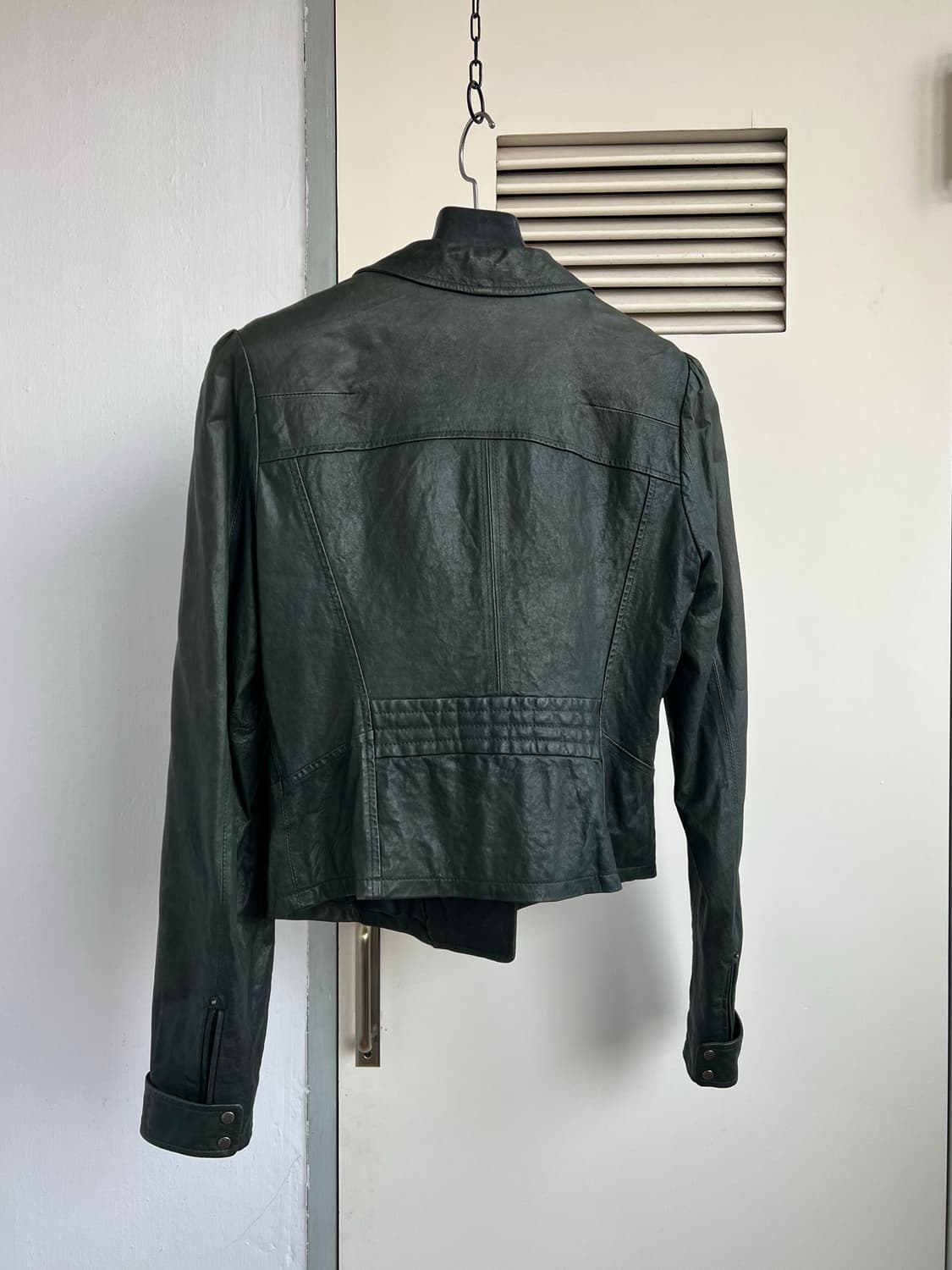 에이징 레더 자켓 상품이미지2