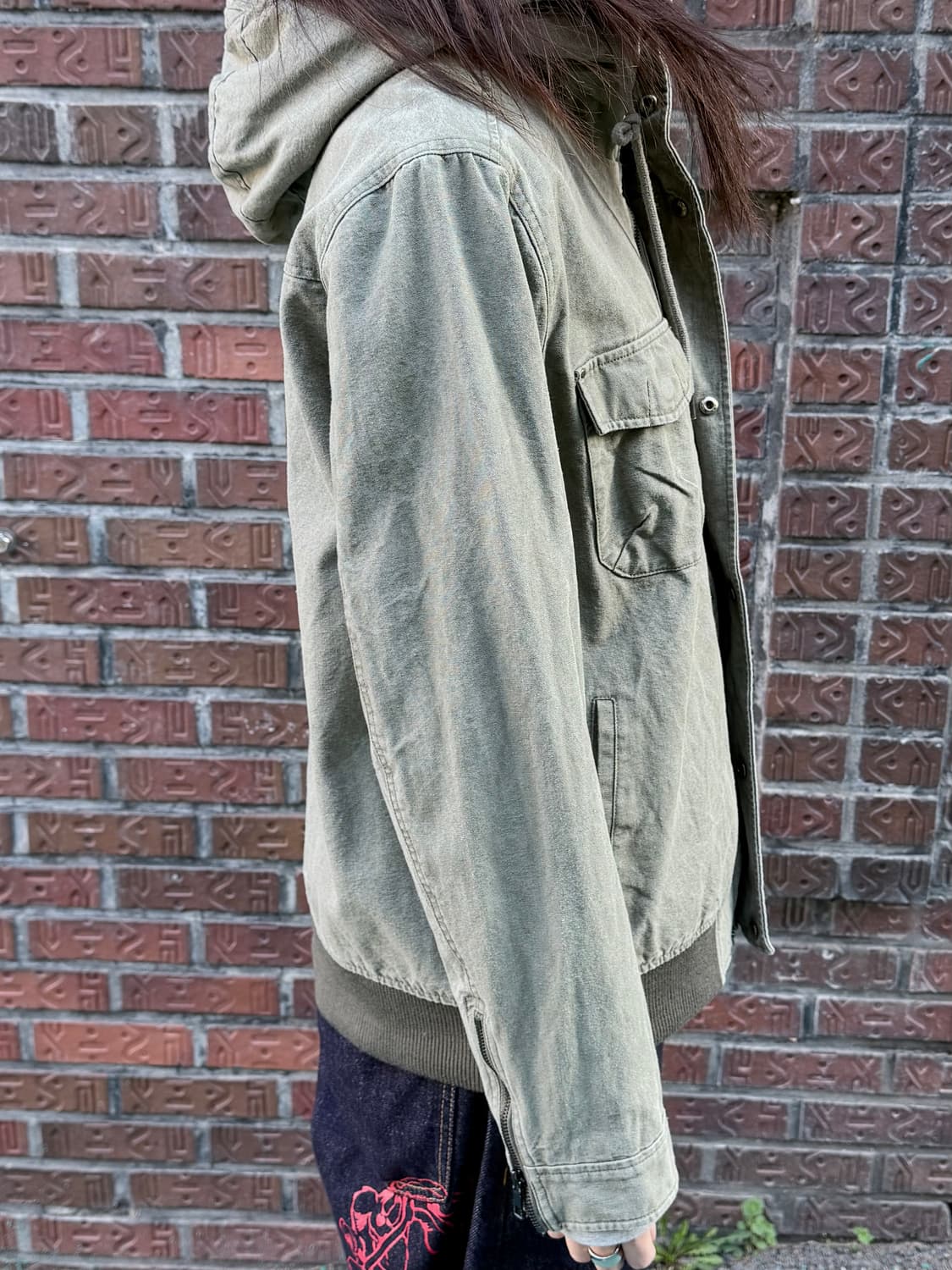 6BULLET 밀리터리 카키 자켓 상품이미지5