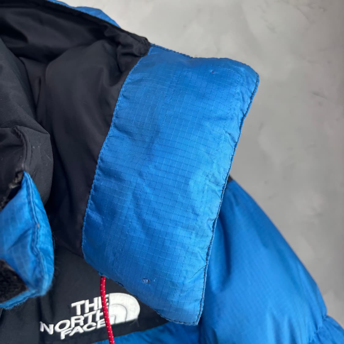 노스페이스 700 써밋 윈드스토퍼 구스다운 패딩 블루 상품이미지4
