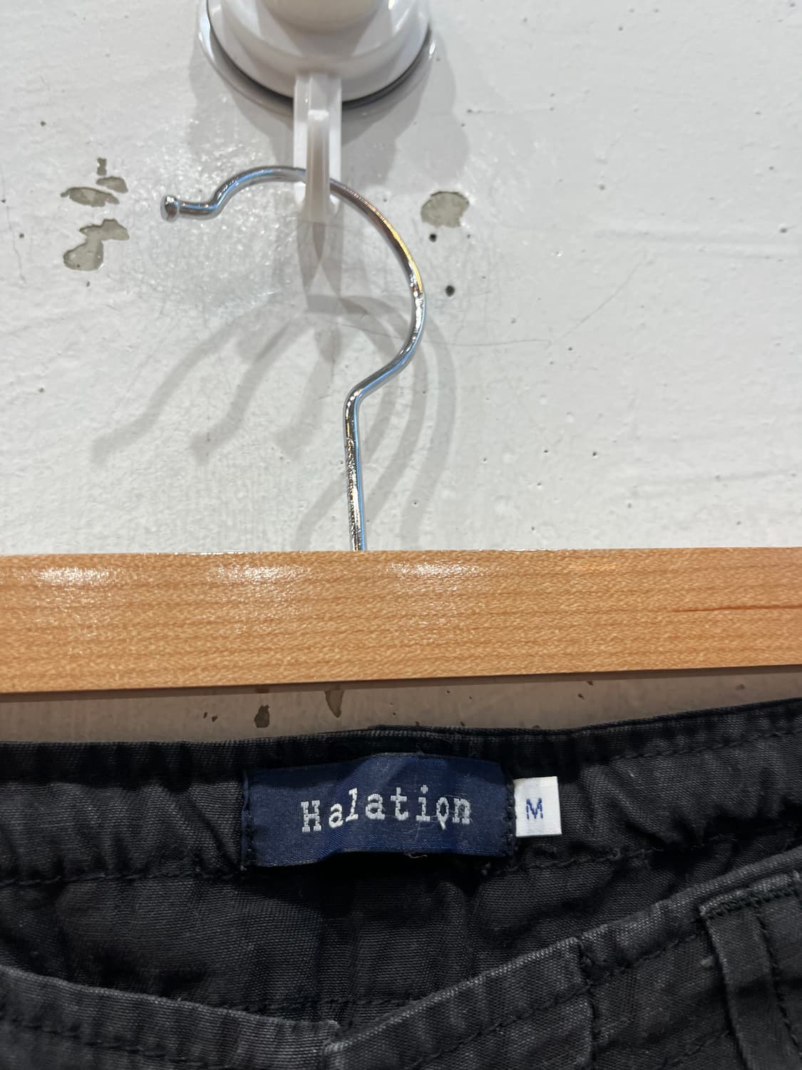 Halation JPN 워시드 블랙 카고팬츠  상품이미지6