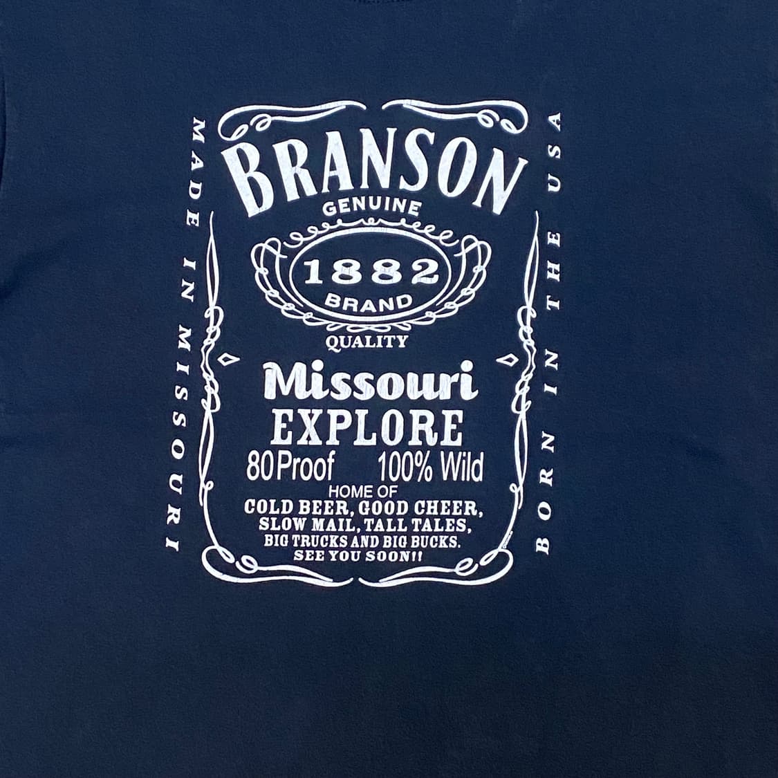 미국 빈티지 길단 브랜슨 BRANSON 반팔티 락티셔츠 상품이미지2