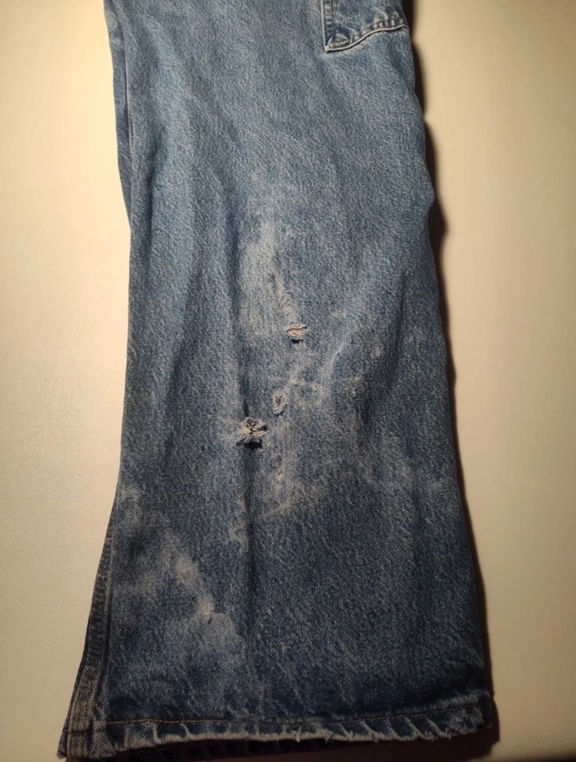미제🇺🇸칼하트 b74 데님 더블니 상품이미지5
