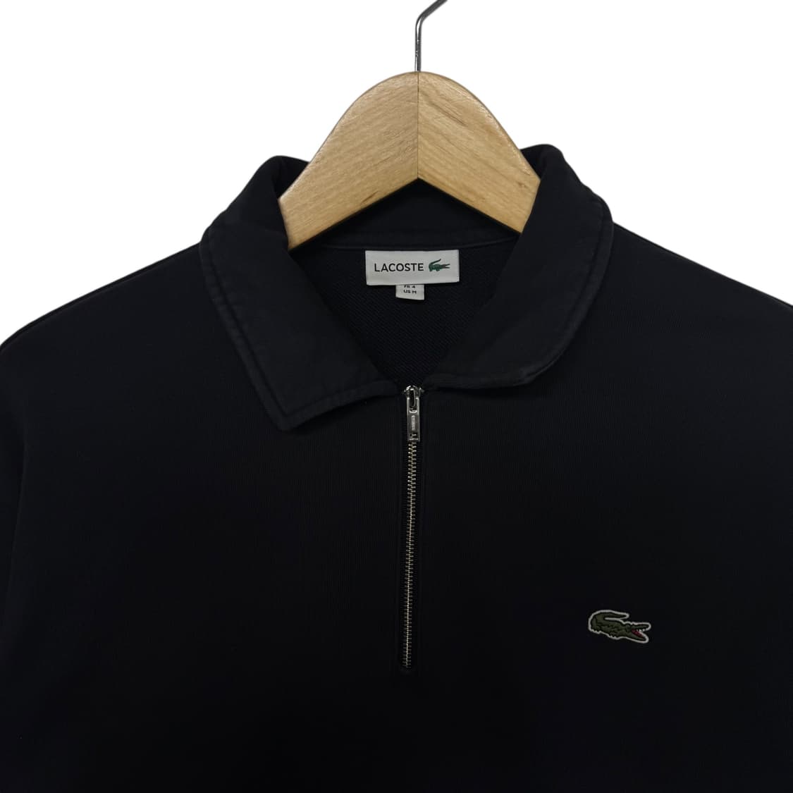 라코스테 로고 카라 반집업 맨투맨 상품이미지2