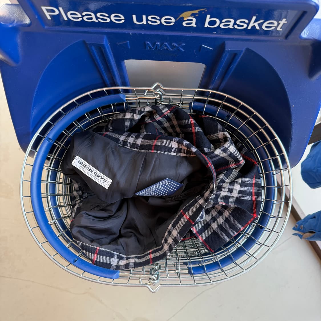 버버리 노바체크 울 스커트 상품이미지1