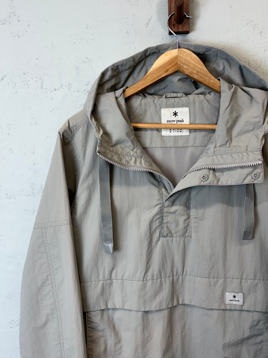 스노우피크 캠플 아노락 반집업 바람막이 상품이미지5