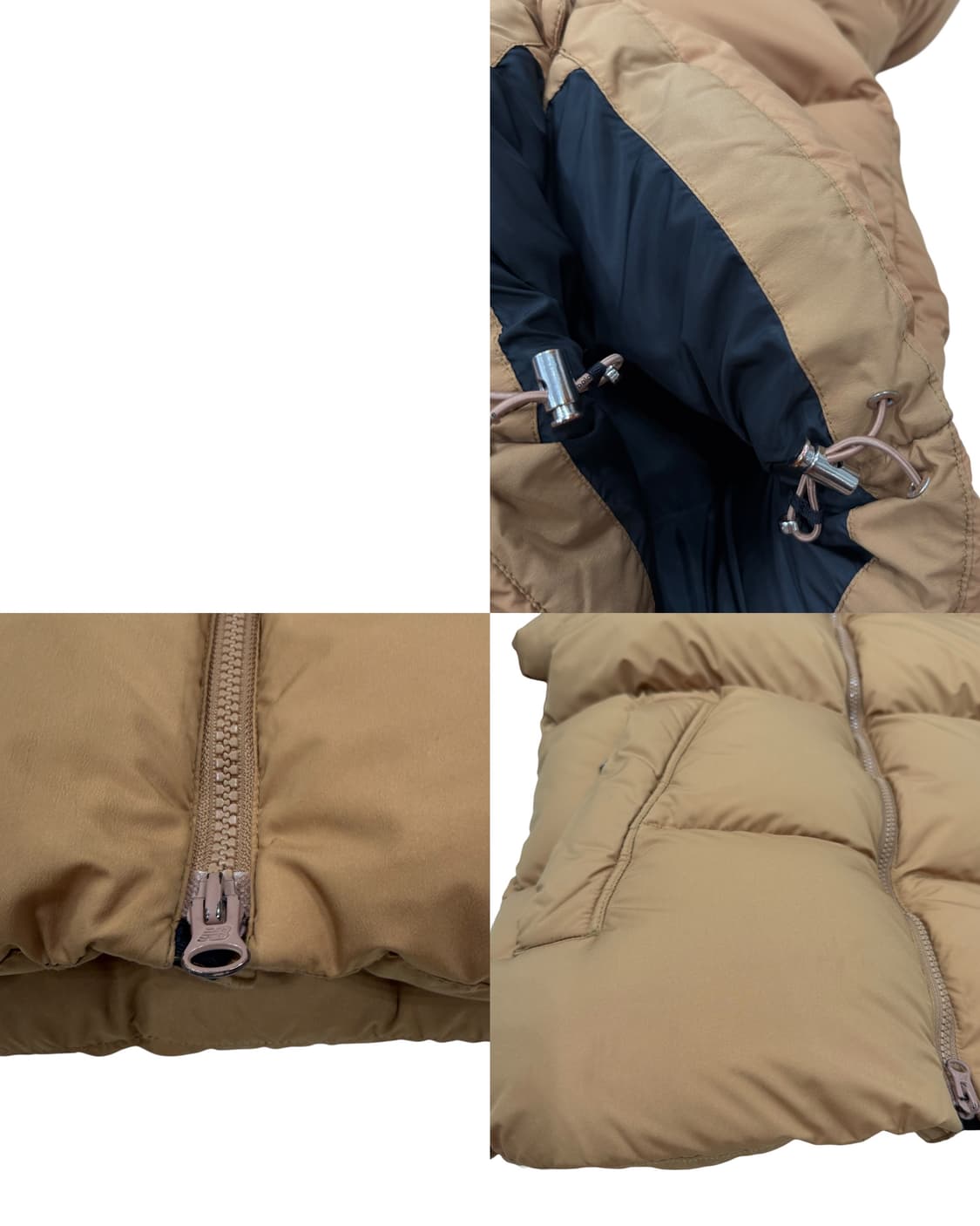 뉴발란스 UNI 액티브 구스 숏패딩 자켓 브라운 S 상품이미지10