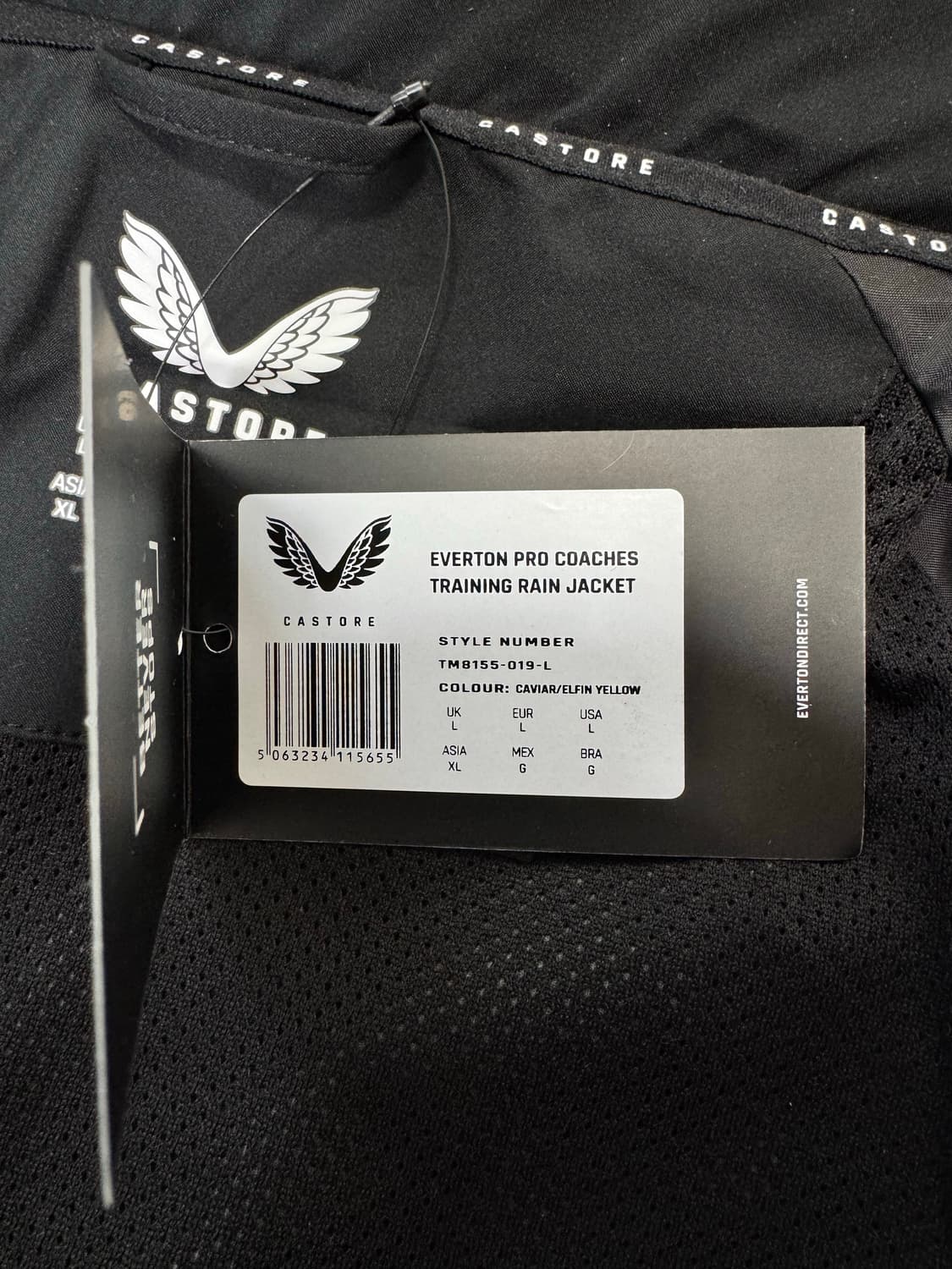 24-25 정품 에버튼 프로 트레이닝 레인자켓 바람막이 져지 상품이미지7