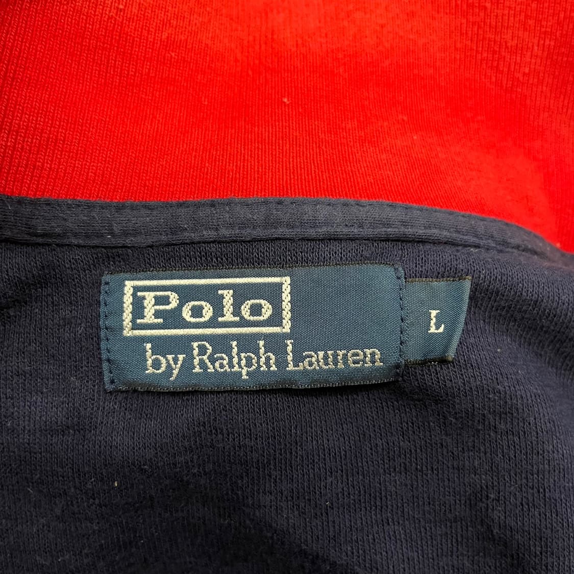 폴로 랄프로렌 네이비 레드 집업  상품이미지5