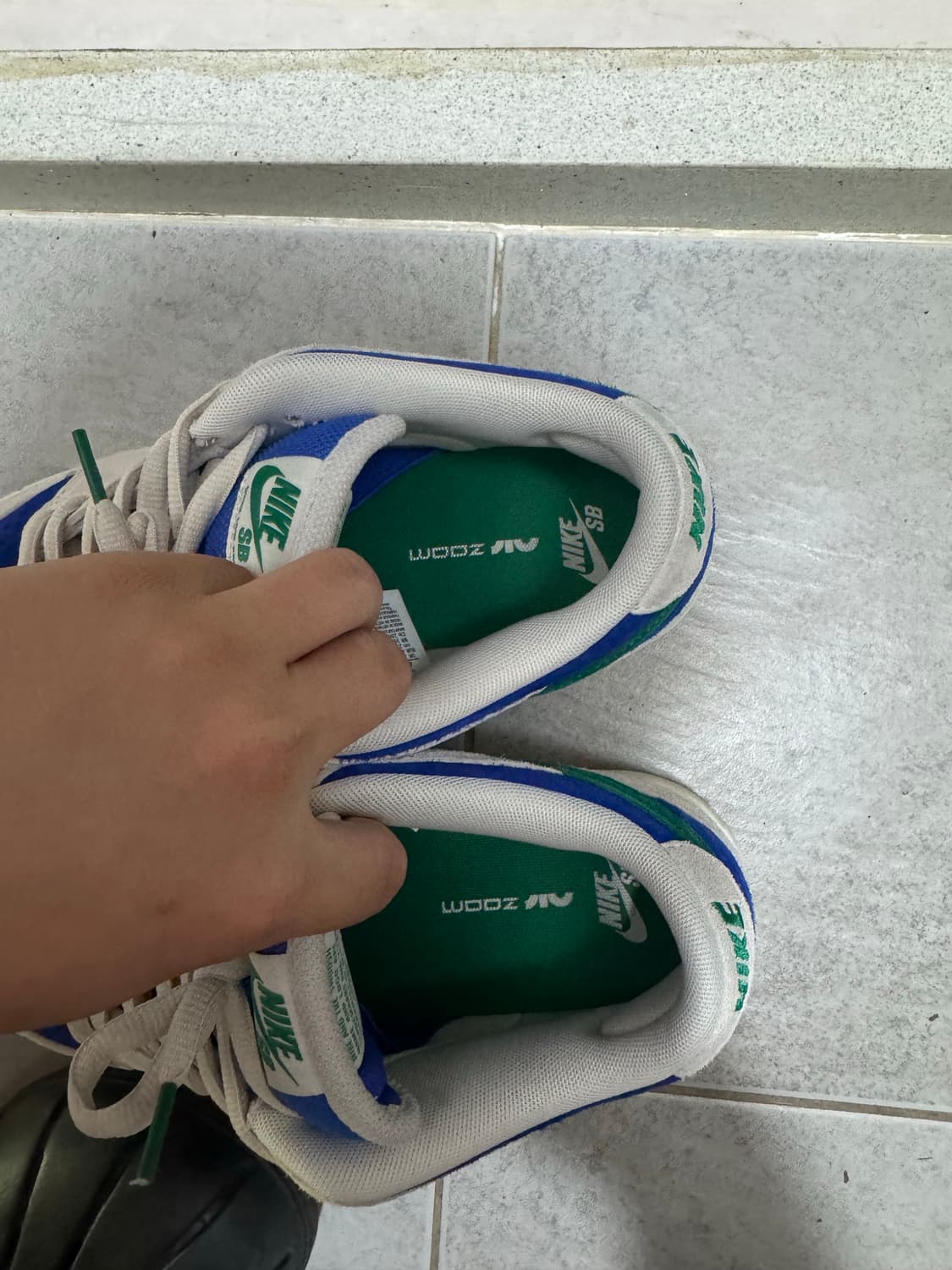 나이키 sb 덩크로우 블루 260 상품이미지3