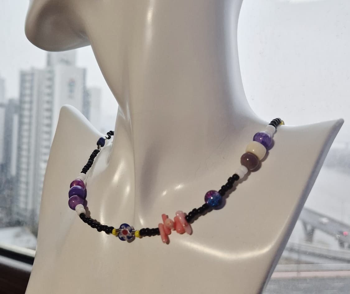 핸드메이드 유니크 목걸이  상품이미지4