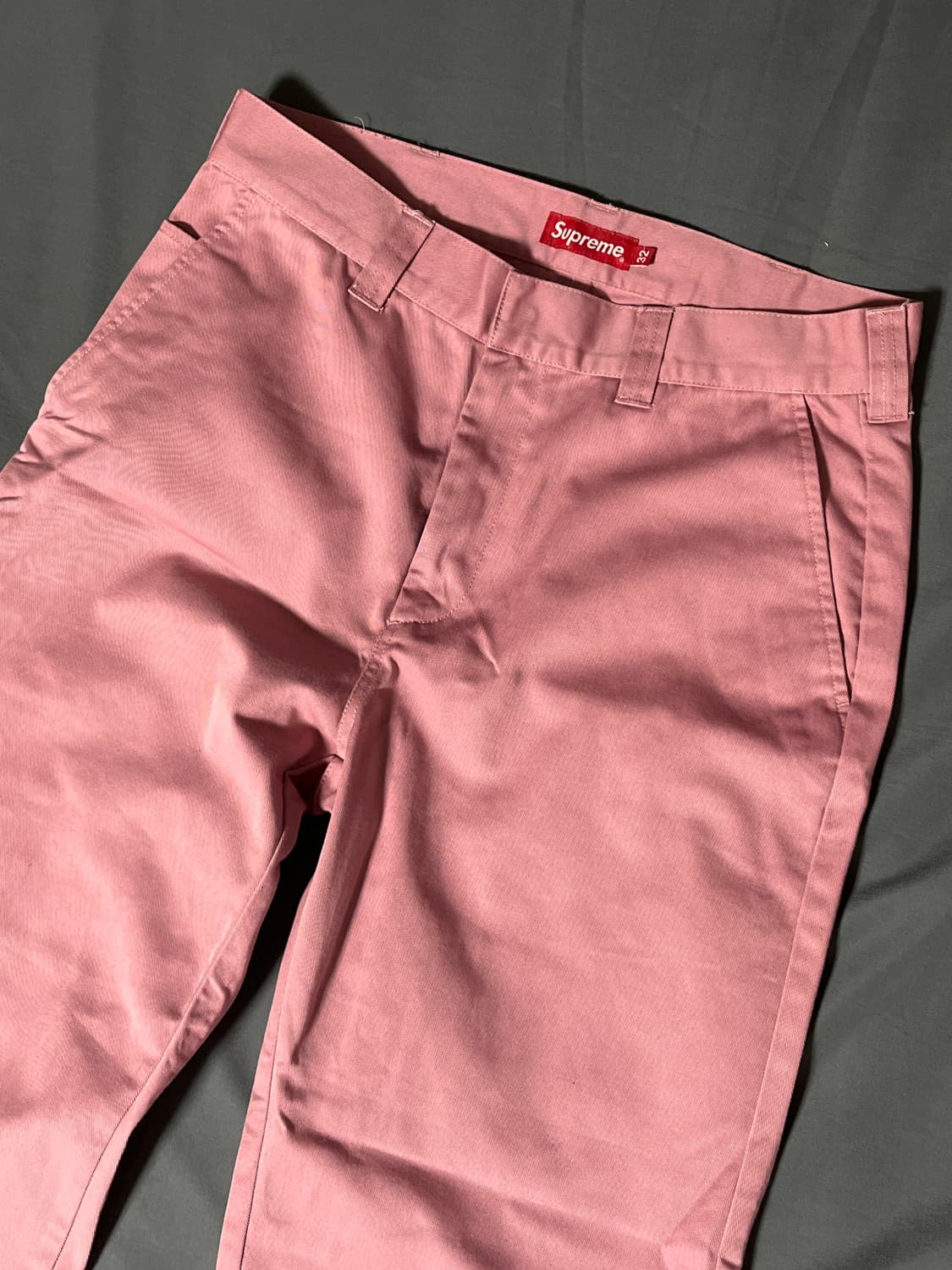 슈프림 코튼팬츠 pink 32 상품이미지1