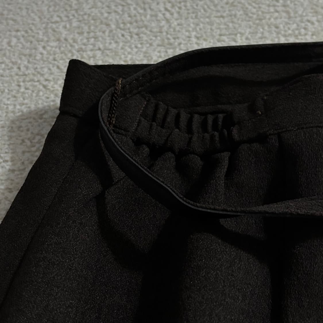 일본빈티지 다크브라운 체인 스커트 상품이미지4