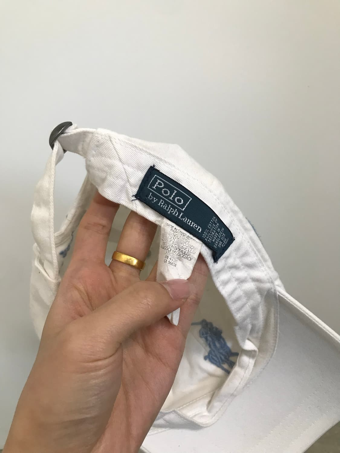 폴로 랄프로렌 빅포니 화이트 볼캡 상품이미지8
