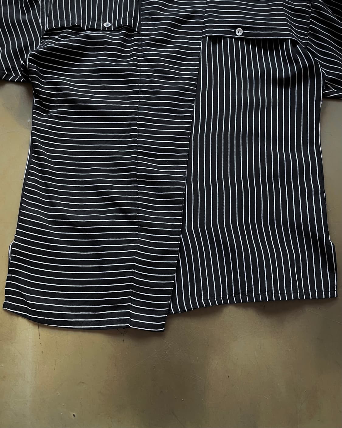 Japanese Vintage Gothic Stripe Shirt 상품이미지7