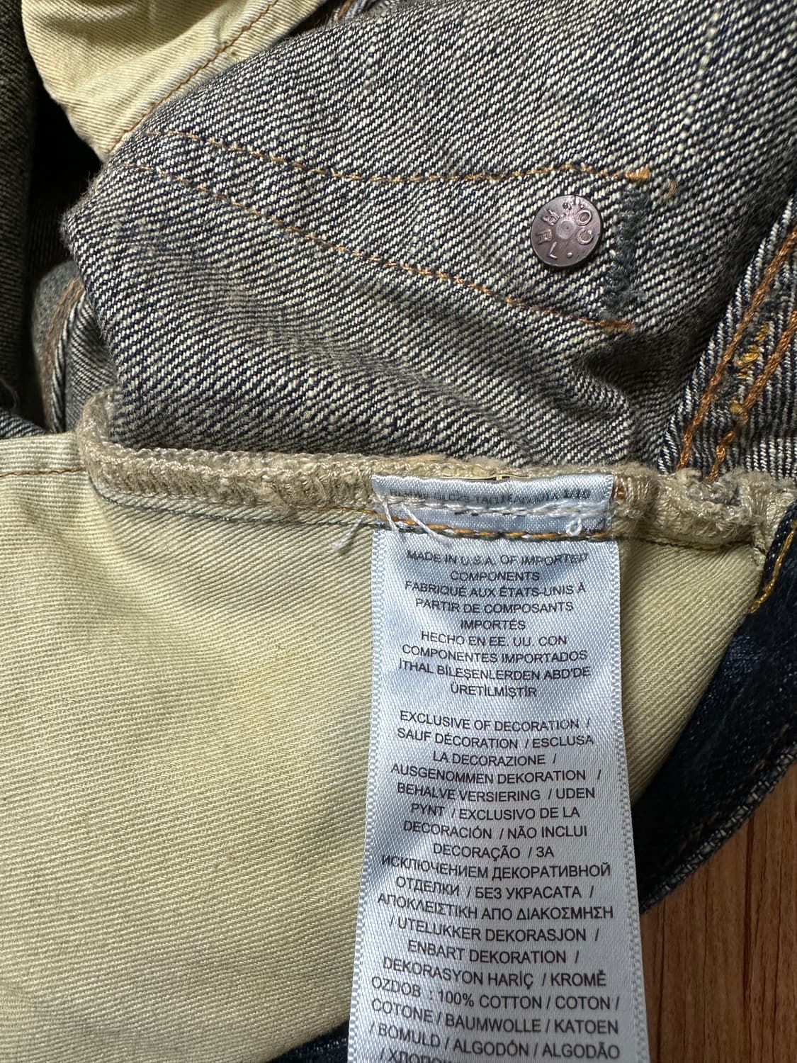 [30X30] 더블알엘 RRL 베이뷰 셀비지 데님 상품이미지8