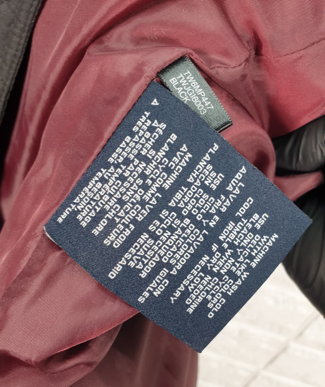 [XS]타미힐피거 퀼팅 후드 자켓 상품이미지6