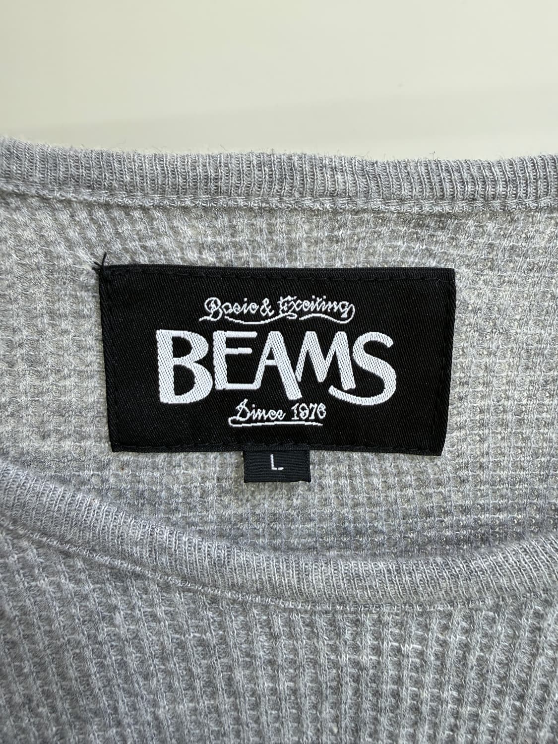 BEAMS 와플 티셔츠  상품이미지5