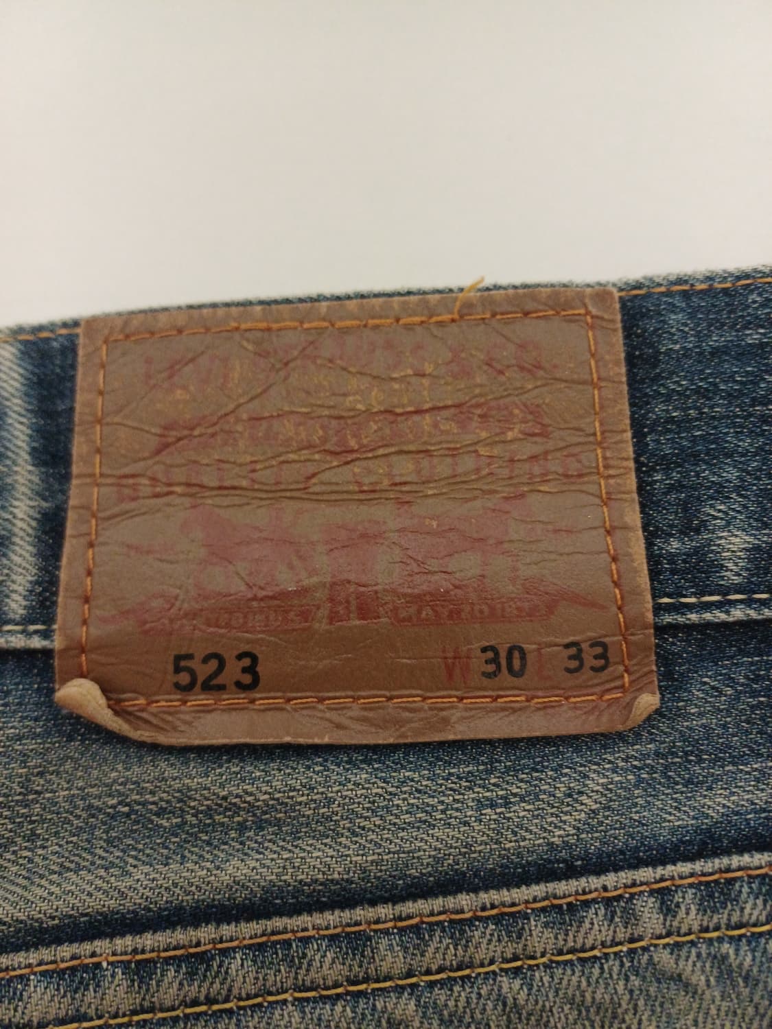 [W30] 리바이스 523 빈티지 황변 워싱 스트레이트(Y2K 아카이브) 상품이미지5