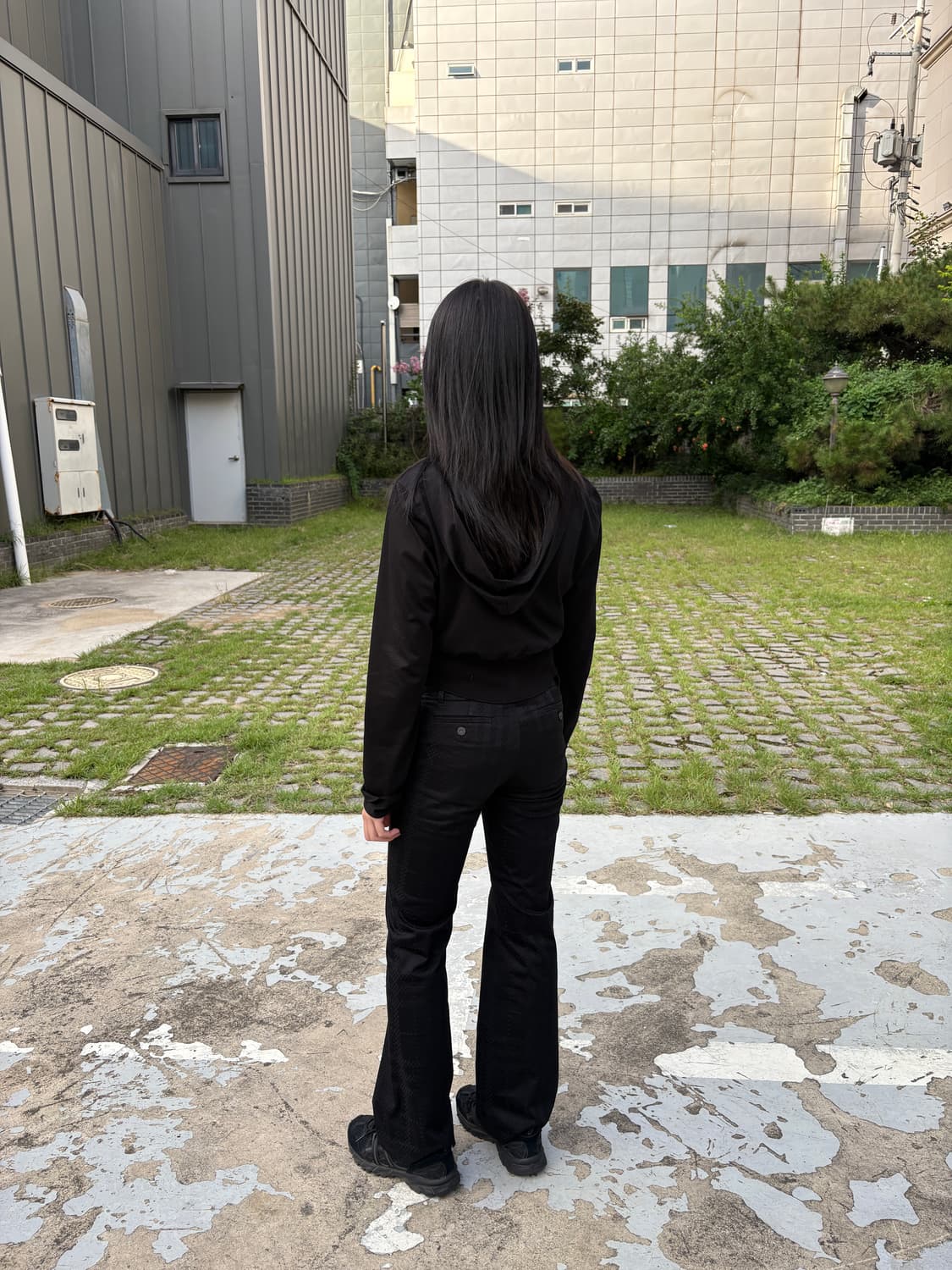 버버리 부츠컷 팬츠 상품이미지2