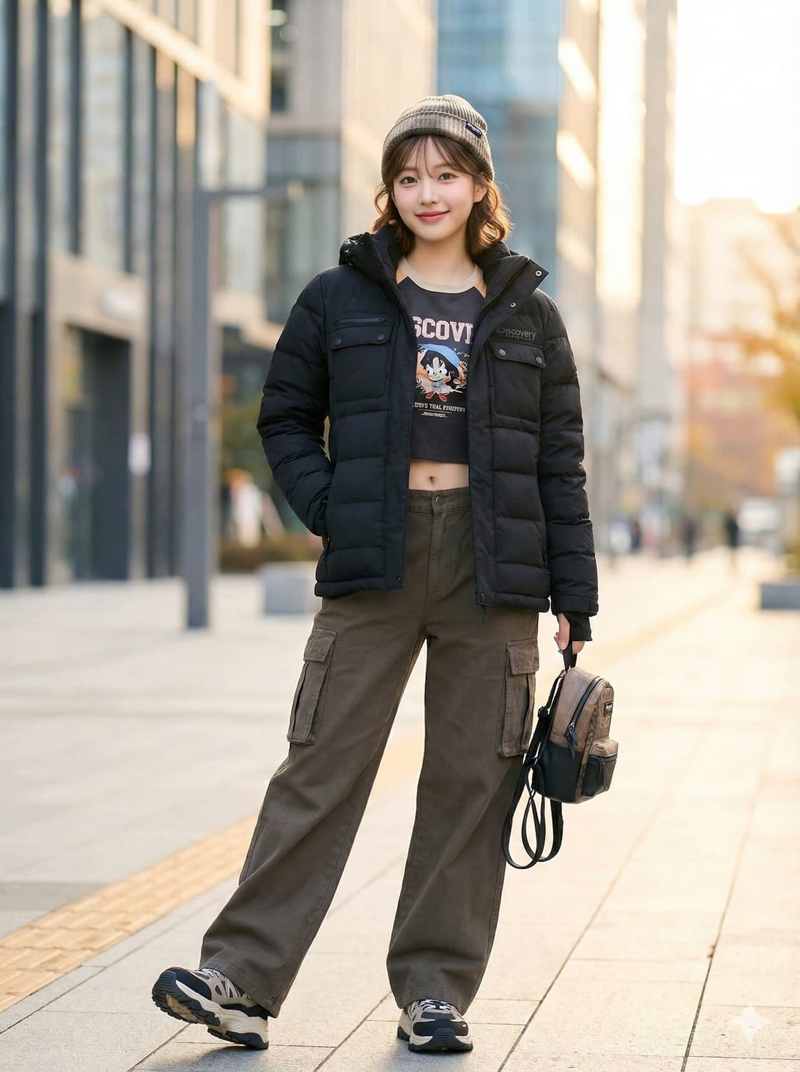 디스커버리 익스페디션 구스다운 패딩 블랙_90 상품이미지1