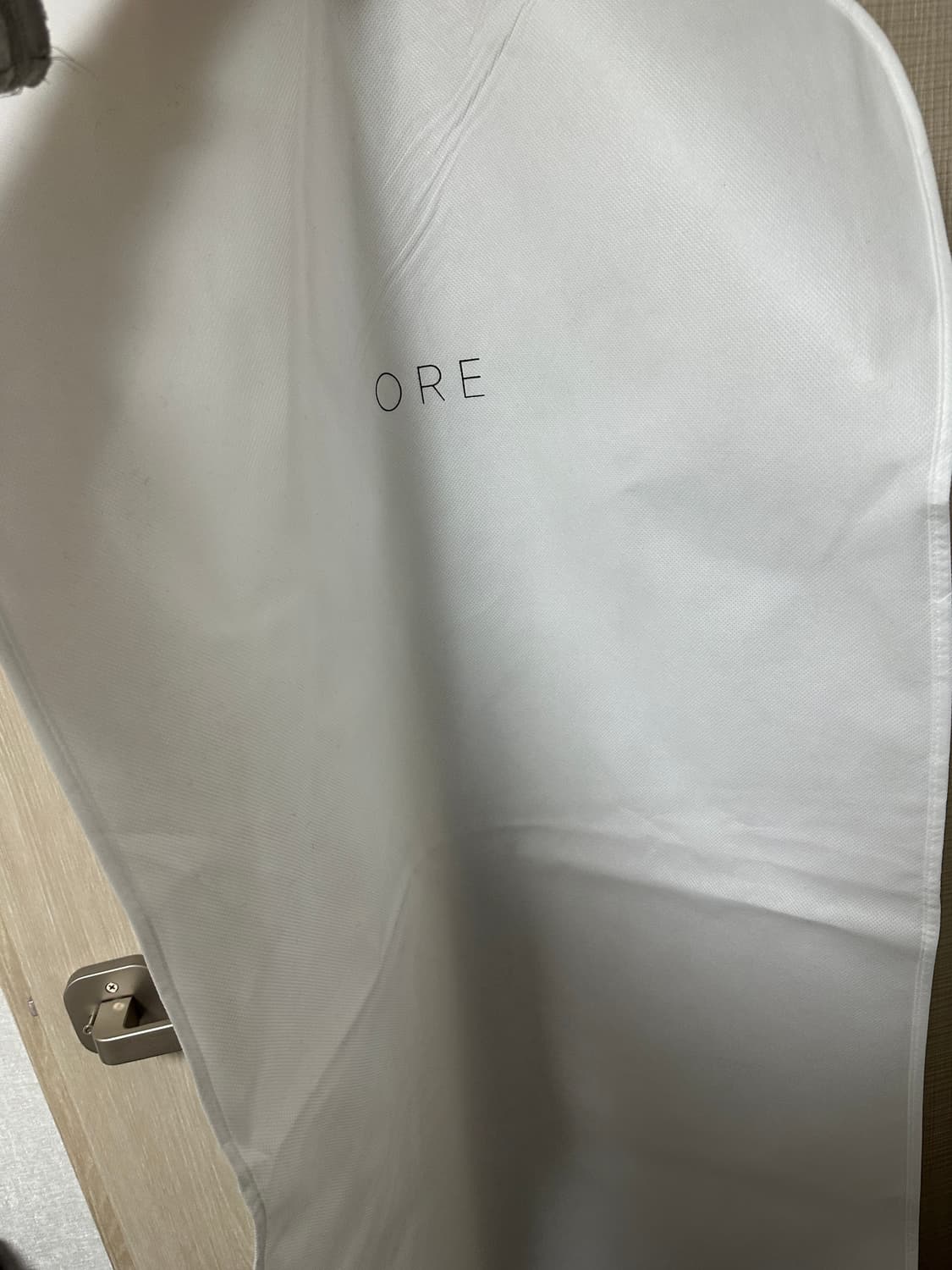 ORE 오어 캐시울 핸드메이드 후드 코트 블랙 1회착 상품이미지6