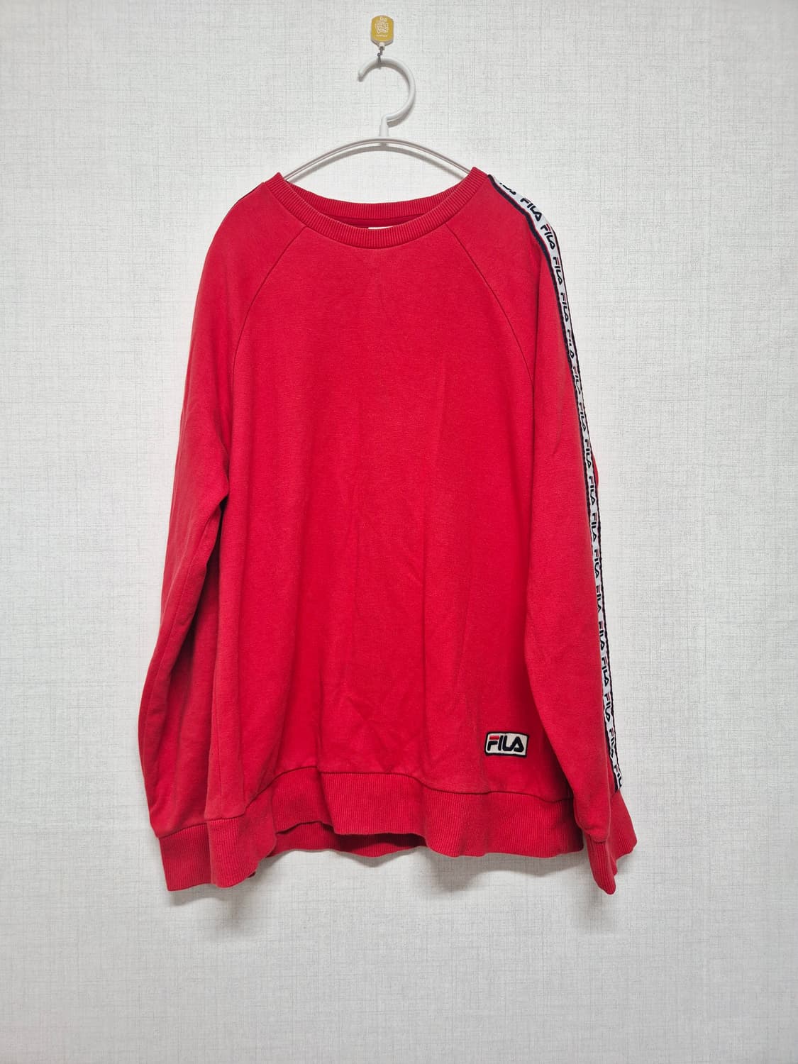 휠라 FILA 빨간색 맨투맨 상품이미지1