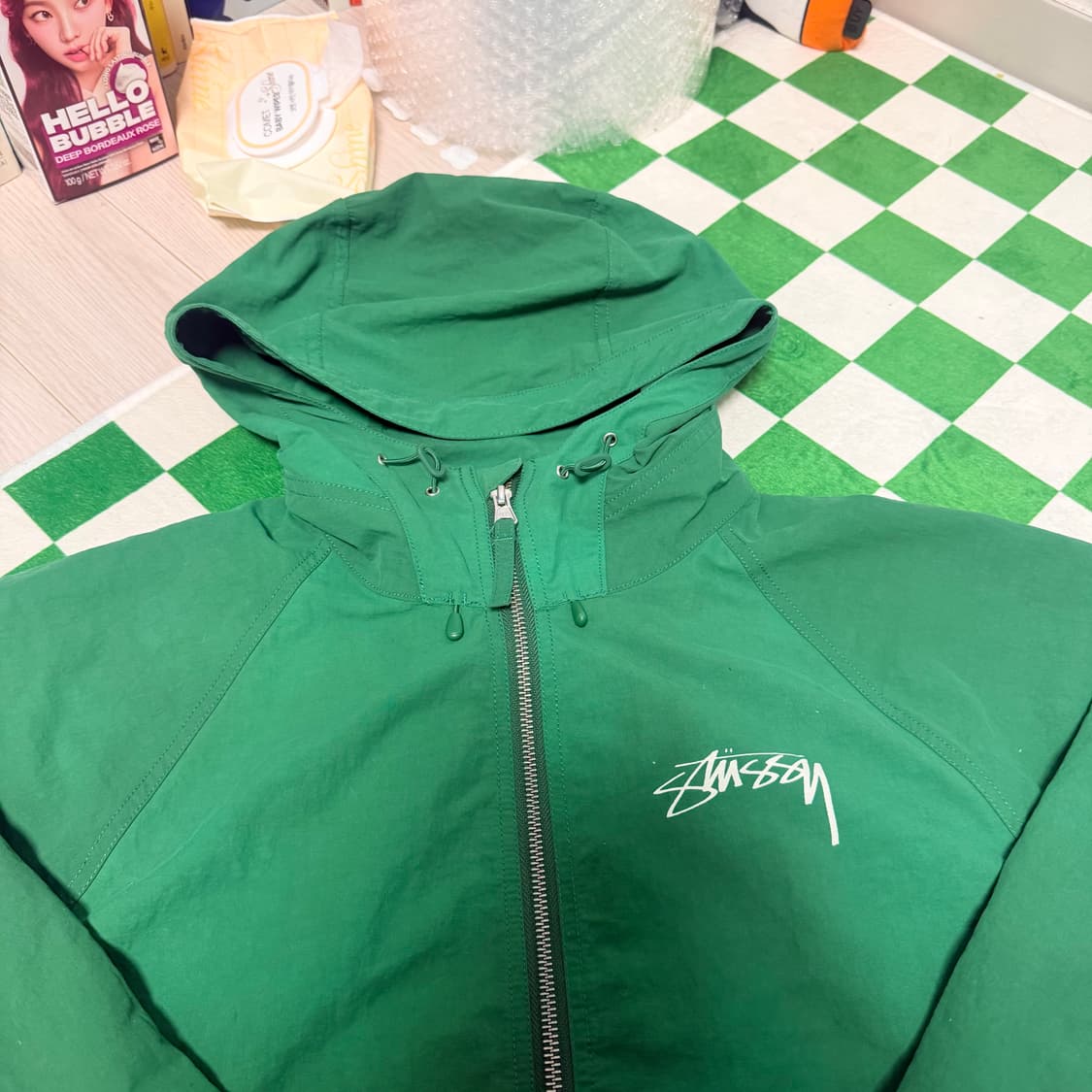 스투시 웨이브 다이 비치쉘 자켓 파인 바람막이 점퍼 봄 일본 정품 상품이미지4