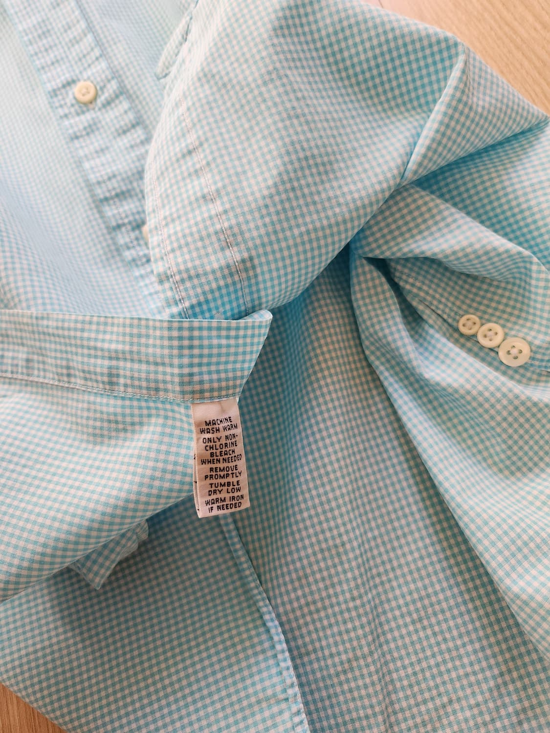 폴로랄프로렌 깅엄체크셔츠 (M 상품이미지8