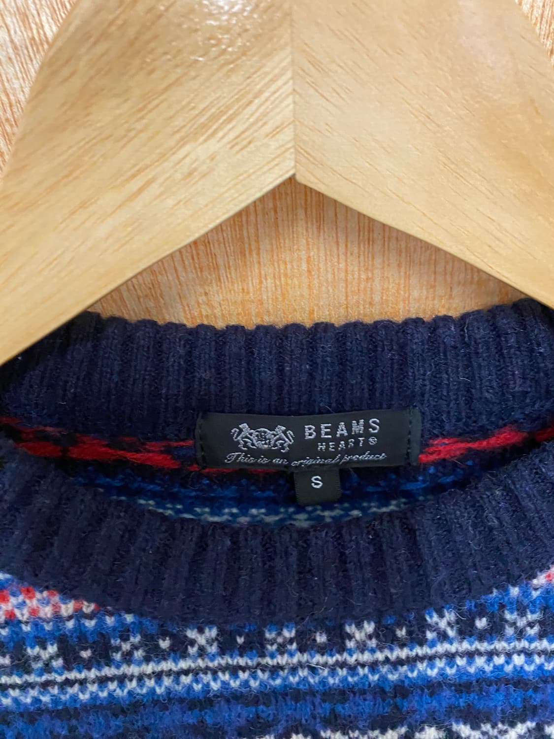 BEAMS fair isle knit 빔즈 페어아일 니트 상품이미지6