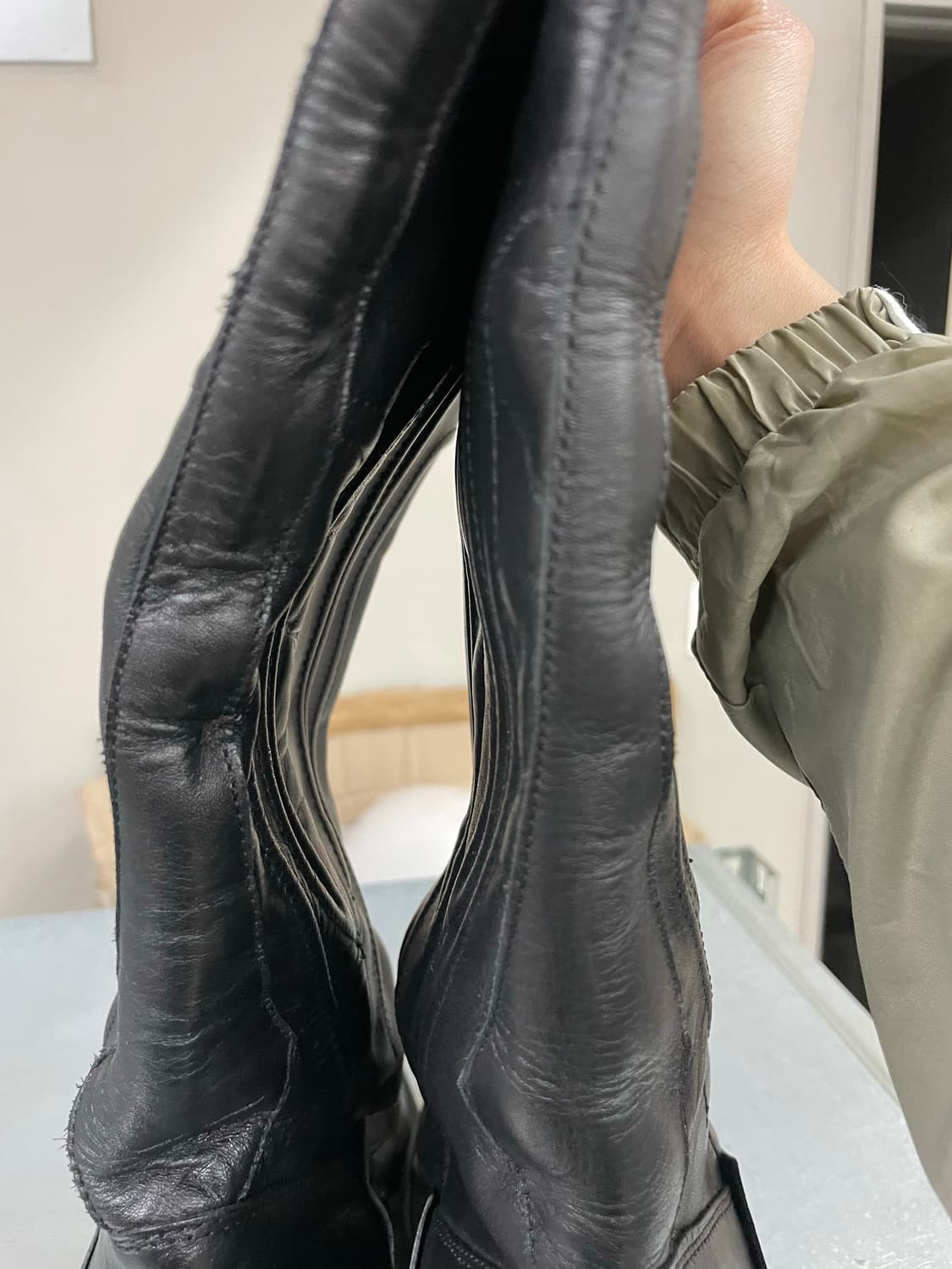 자라 블랙 웨스턴 롱부츠 36 (gr-4267) 상품이미지8