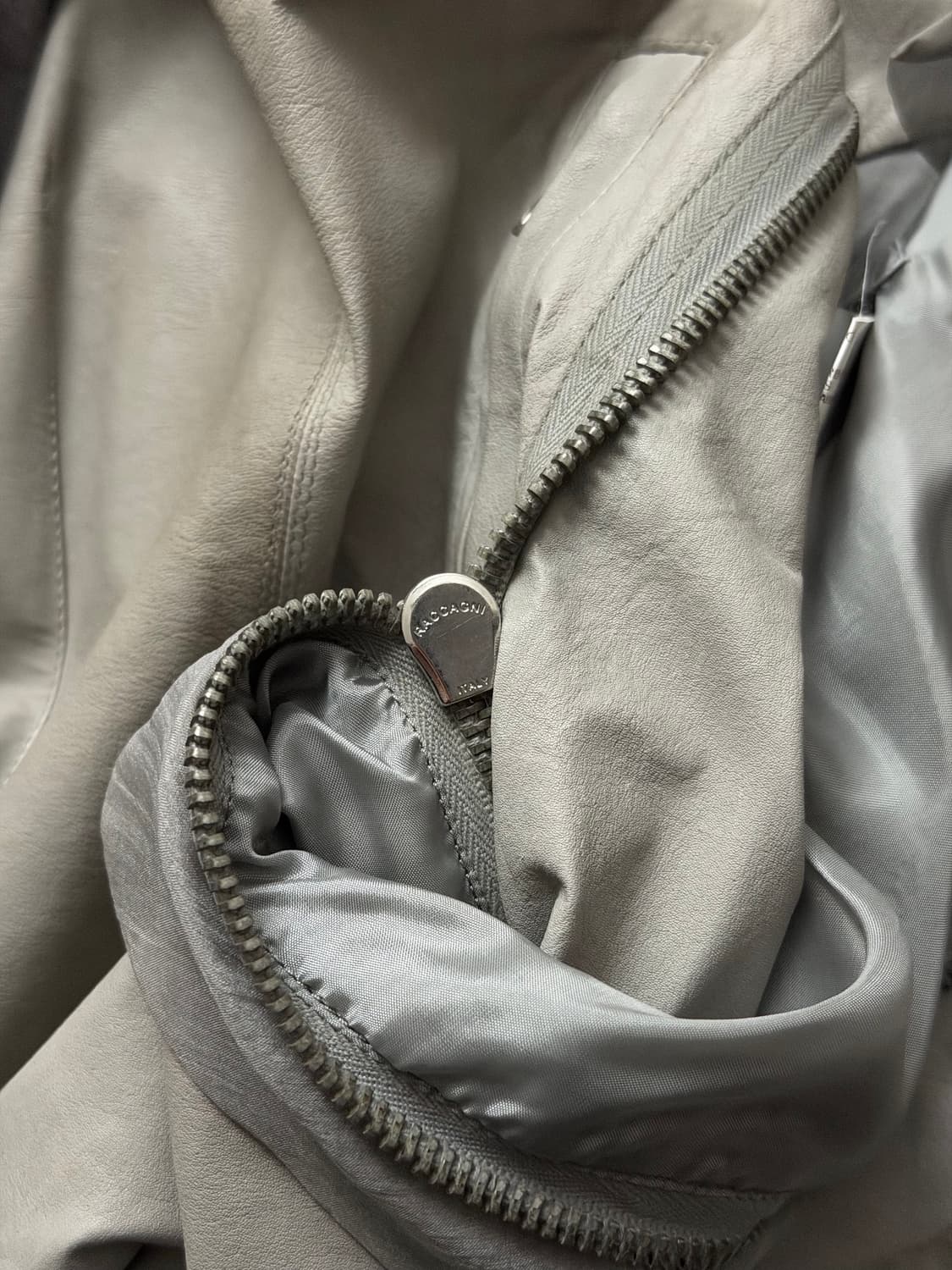 릭오웬스 캥거루 하이넥 레더자켓 상품이미지9