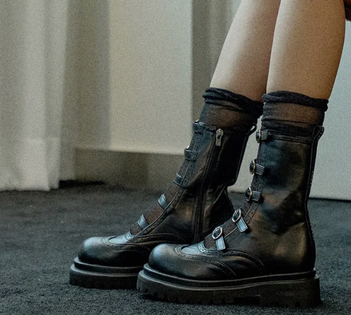 슈하이 루엘라 벨트 워커 부츠 블랙  상품이미지9