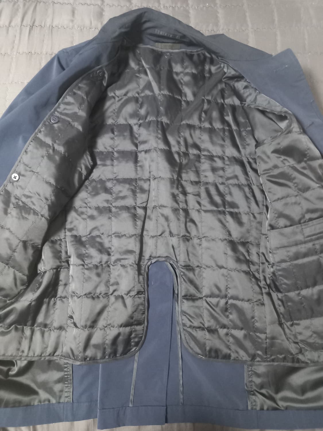 유니클로 남성 네이비 맥코트 S사이즈 판매합니다. 상품이미지3