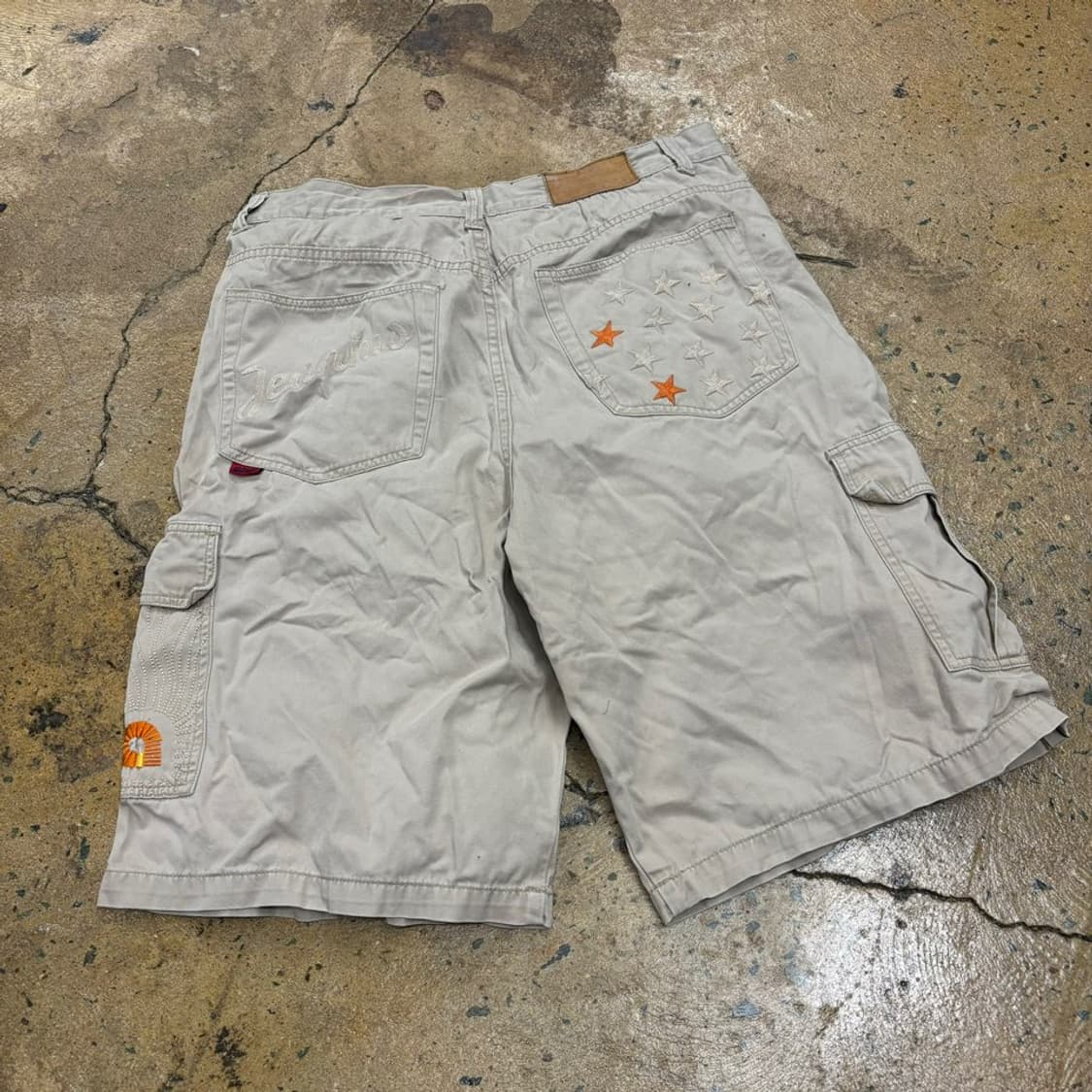 [정품/38] 아카데믹 스타 별 패치 버뮤다 카고팬츠 상품이미지1