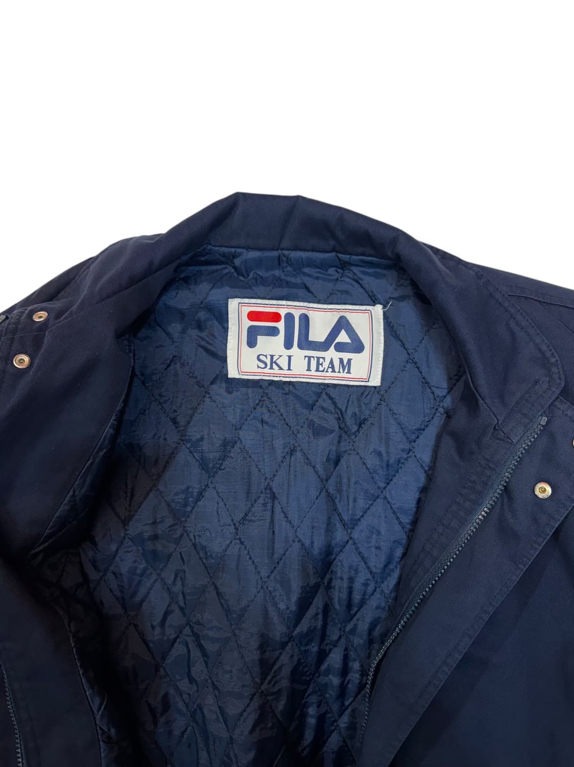 90s 휠라 FILA 스키팀 코튼 블루종 자켓 (L)   상품이미지6