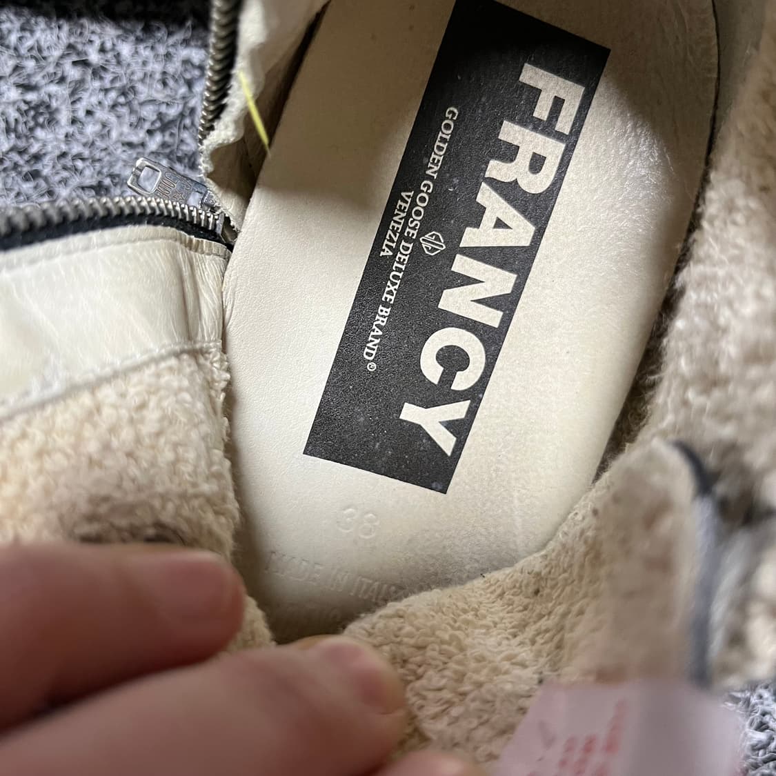 골든구스 블랙 도트 하이탑 스니커즈 38 상품이미지6