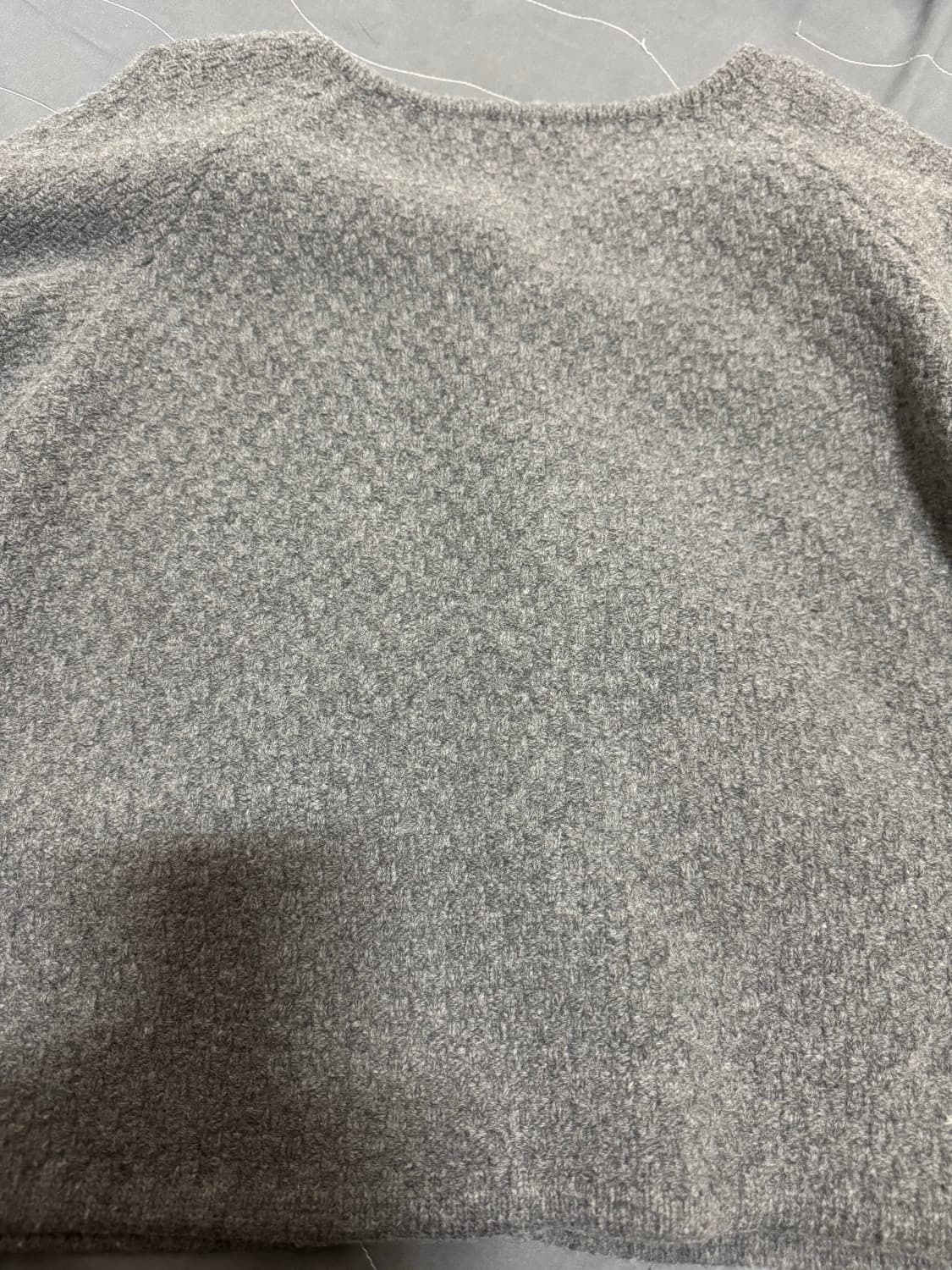 아카이브제이투유  오버핏 다이애나 가디건 차콜  상품이미지3