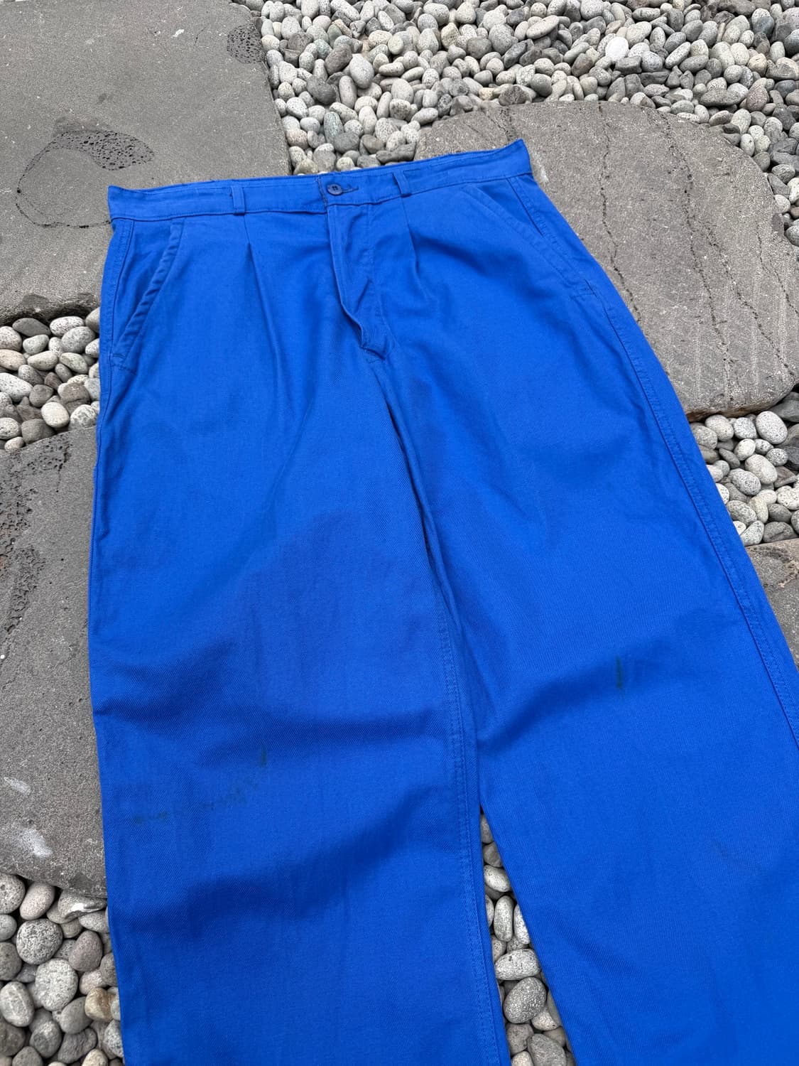 1970s VINTAGE WASHED WIDE 프렌치워크 와이드팬츠 상품이미지5