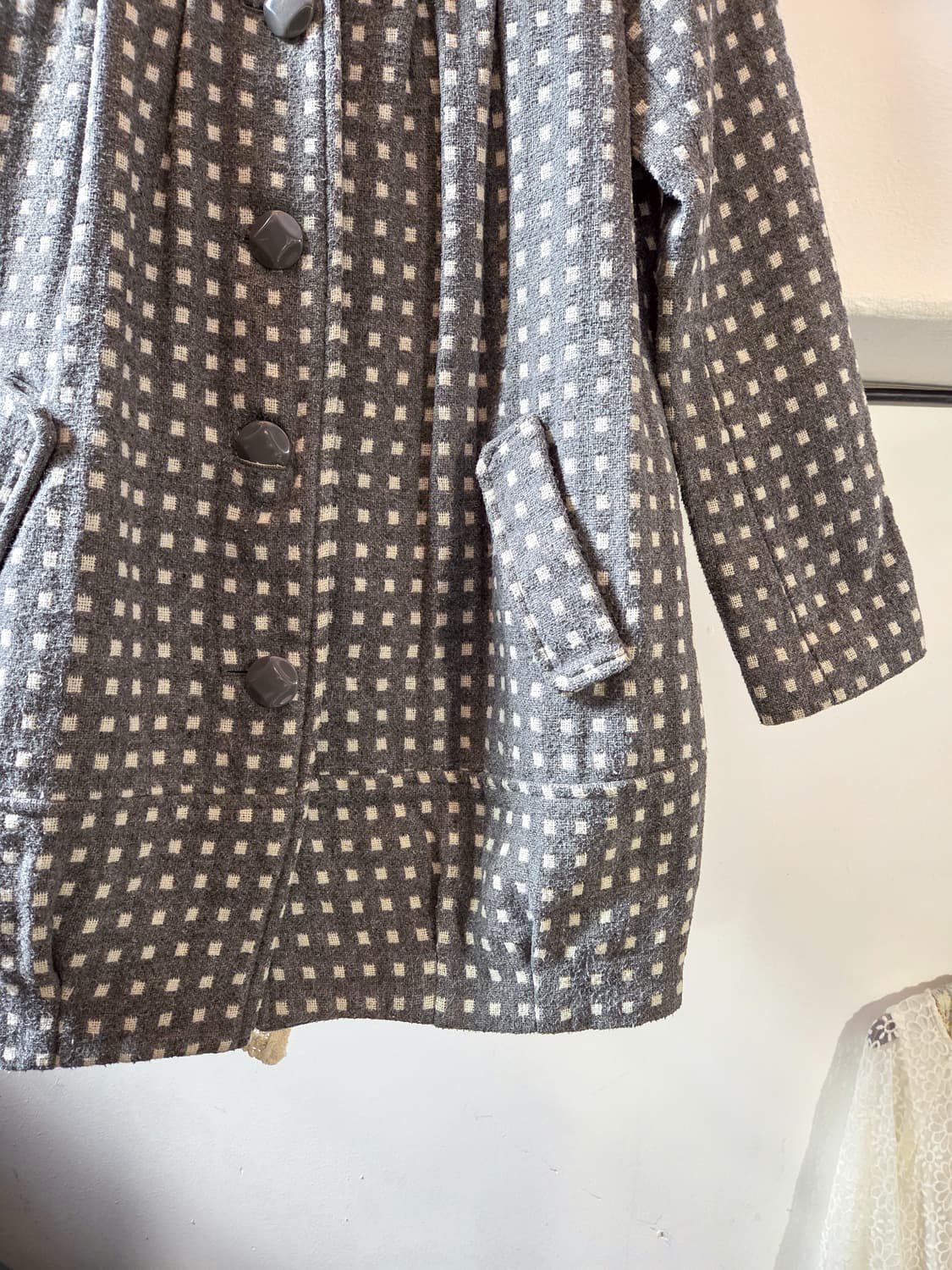 그레이 도트 코트 상품이미지3