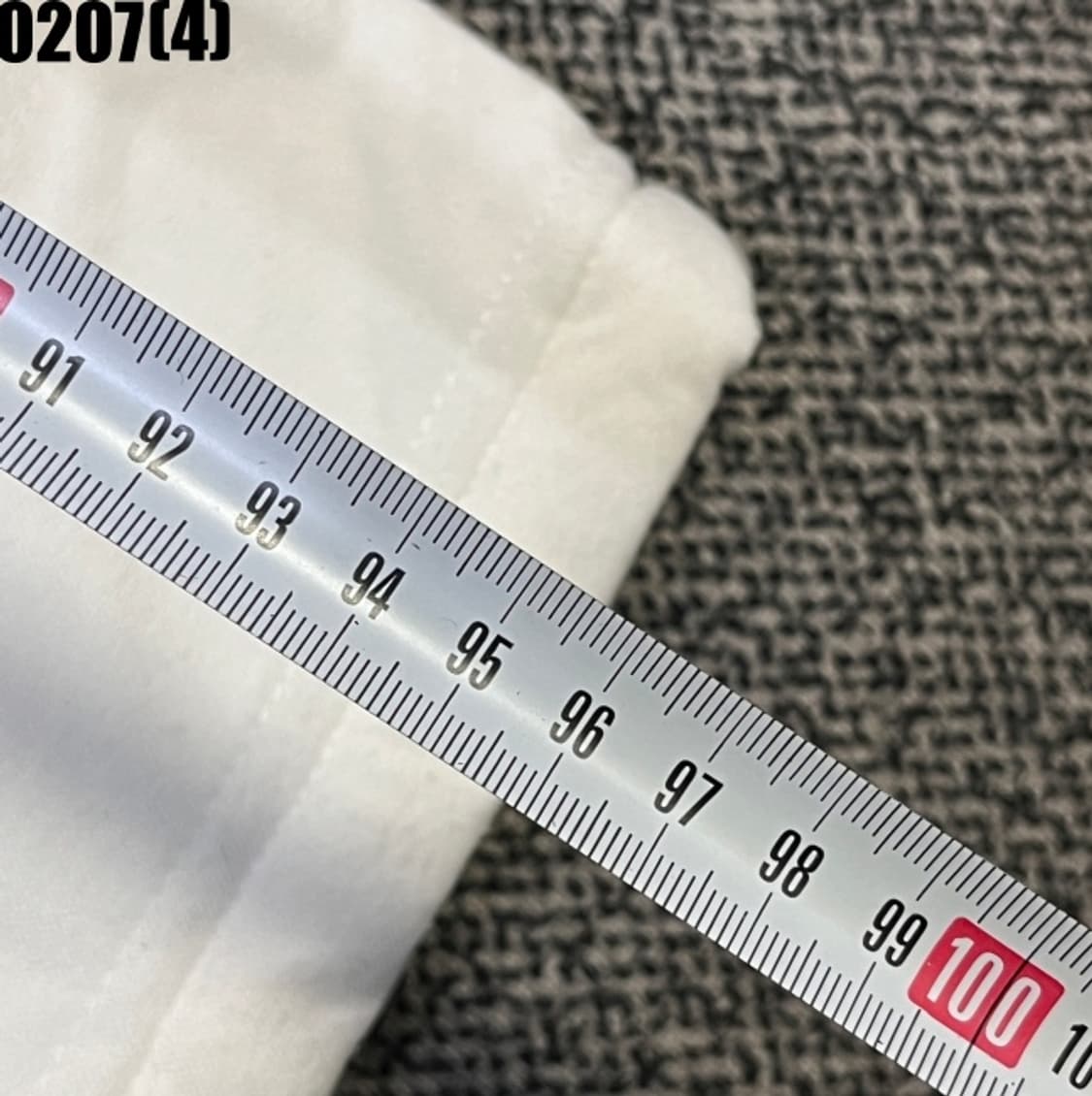 [실측확인] 아디다스 화이트 기모 트레이닝 바지 0207(4) 상품이미지6