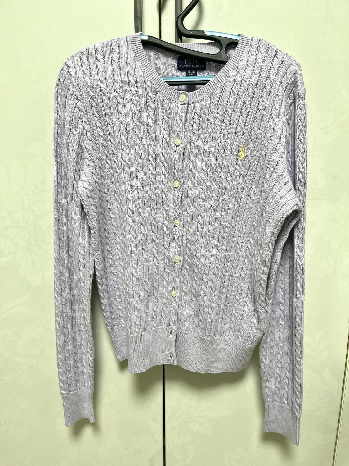 폴로랄프로렌 걸즈 가디건 플라워 퍼플 XL 상품이미지1