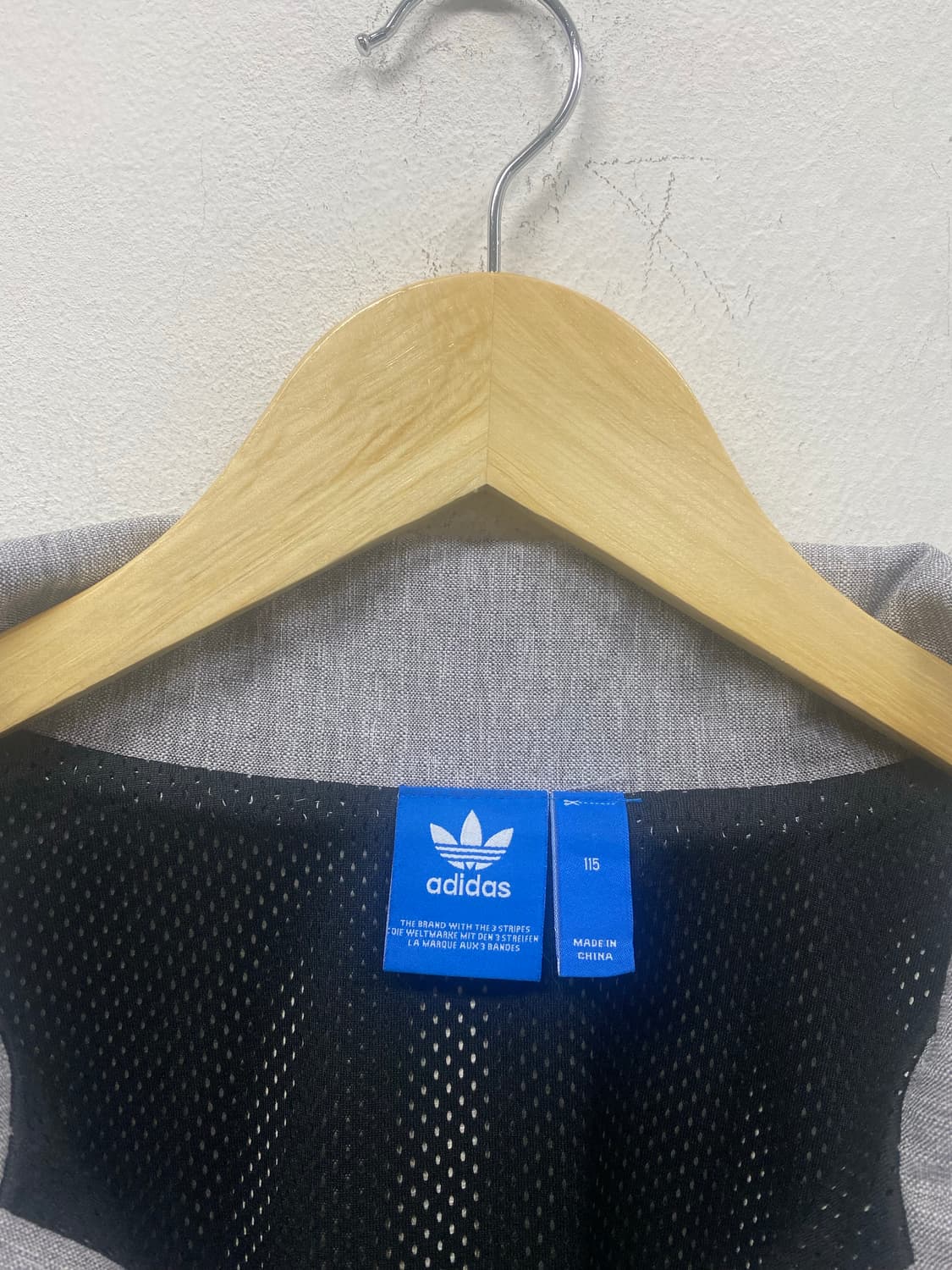 한정판 ] 아디다스 하프집업 그레이 아노락 풀오버 100-115 상품이미지8