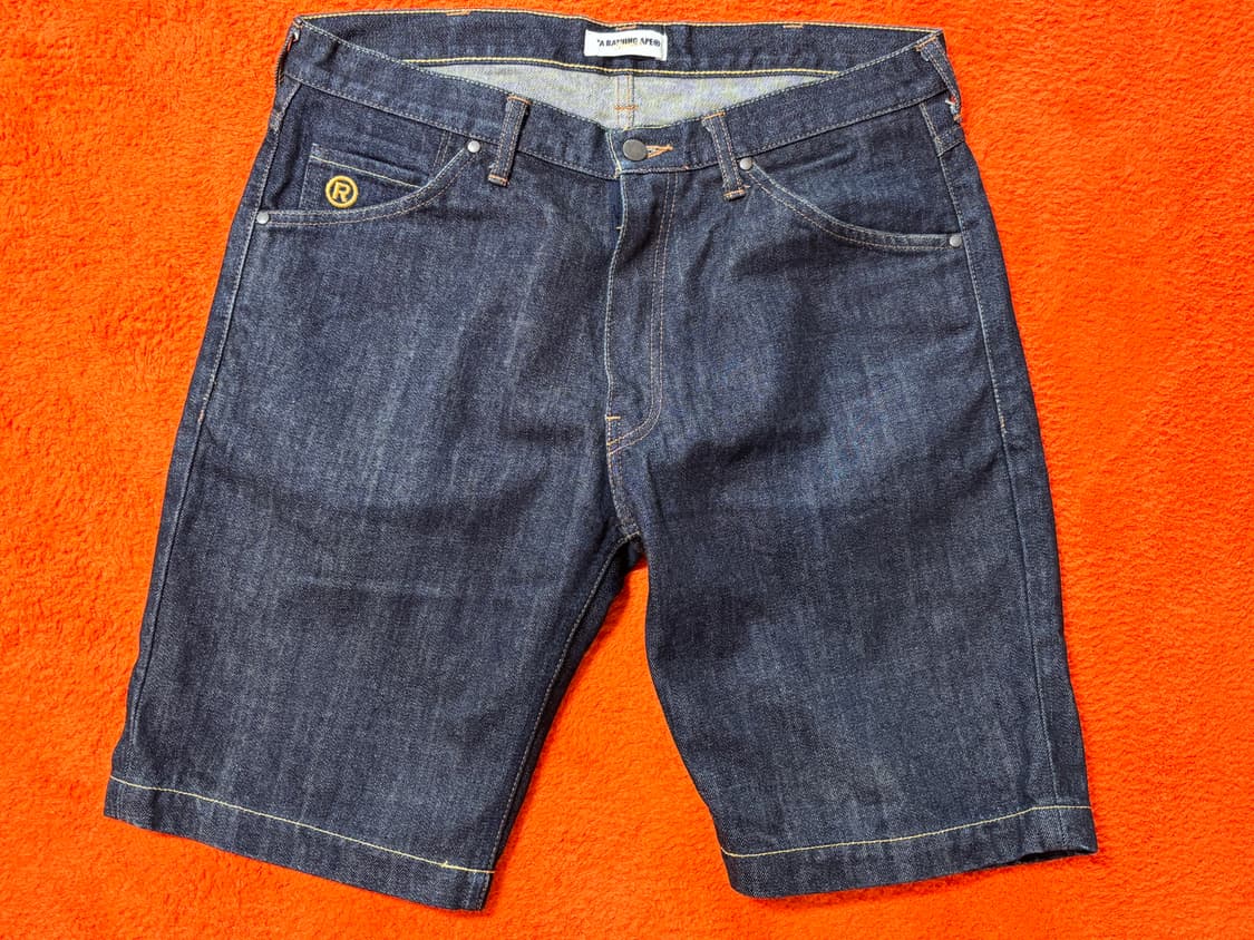 Bape] star flame denim shorts 상품이미지2