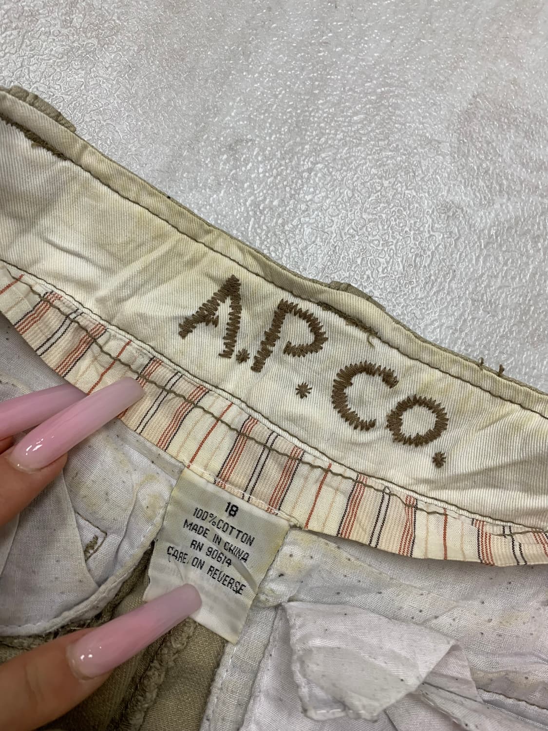 A.P.co. 베이지 카고 팬츠 #699 상품이미지5