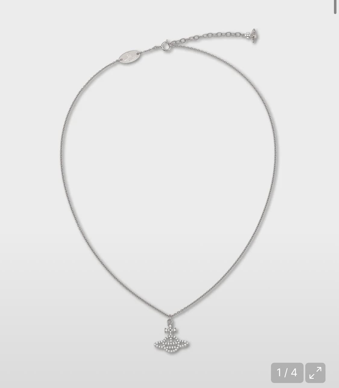 비비안웨스트우드 칼리오페 목걸이 실버 상품이미지1