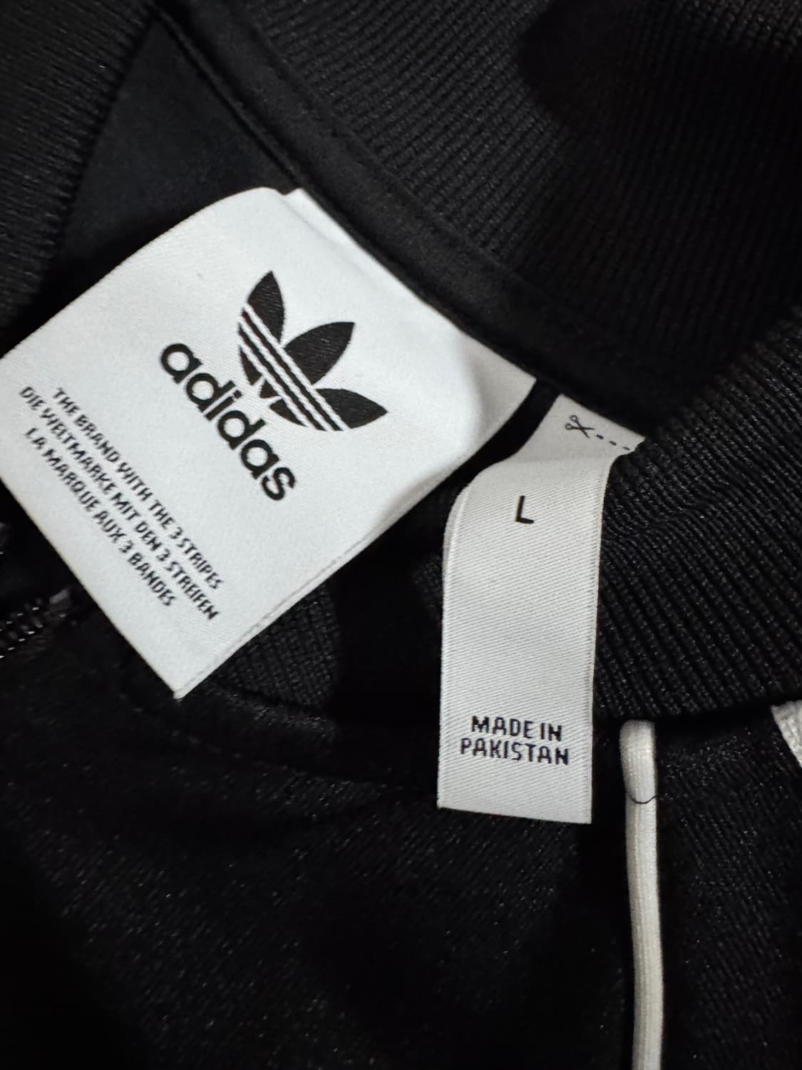 아디다스 슈퍼스타 투 웨이 트랙탑 져지 M ~ L 블랙 상품이미지3