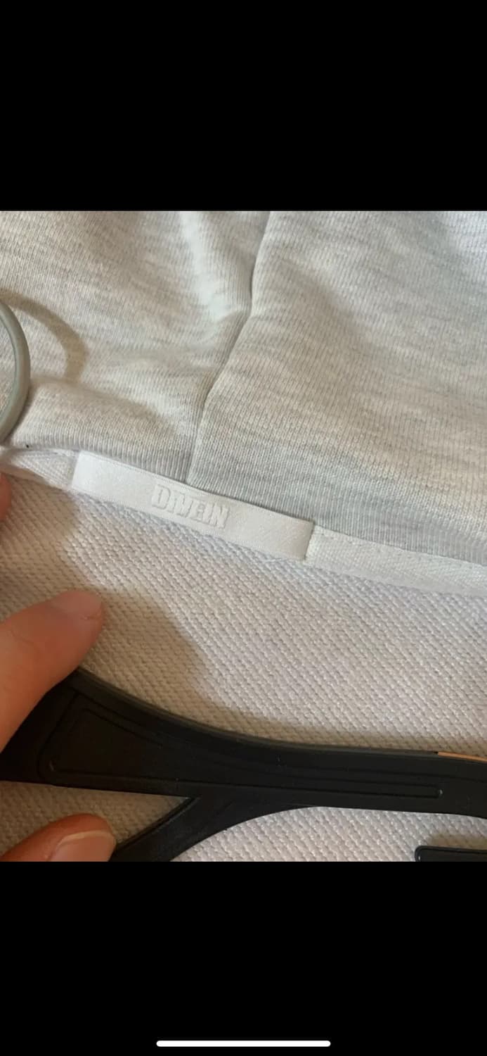 다이브인 크롭 후드집업 화이트 멜란지 2사이즈 상품이미지2